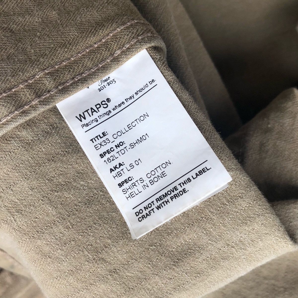 Wtaps Wtaps HBT LS 01 Shirt Size US M / EU 48-50 / 2 - 6 Thumbnail