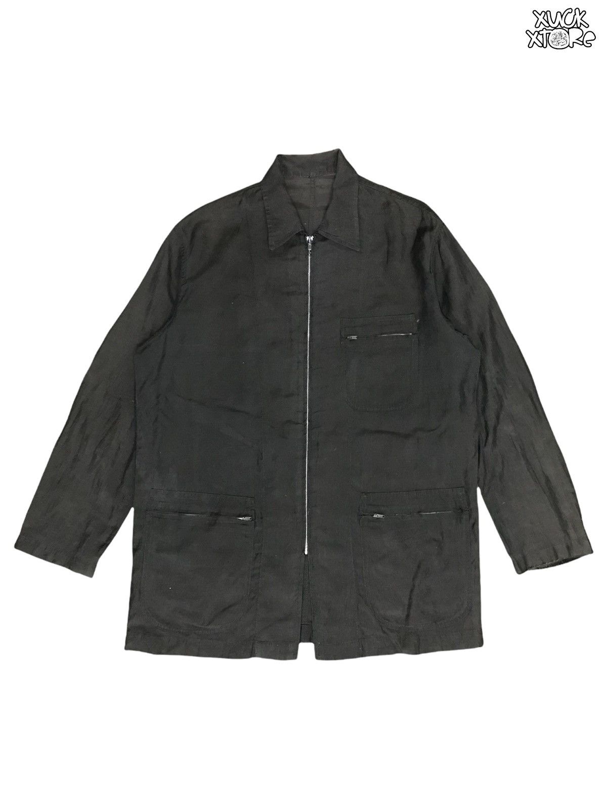 Yohji Yamamoto Distressed Yohji Y’s For Men Multipockets Jacket Size US M / EU 48-50 / 2 - 1 Thumbnail
