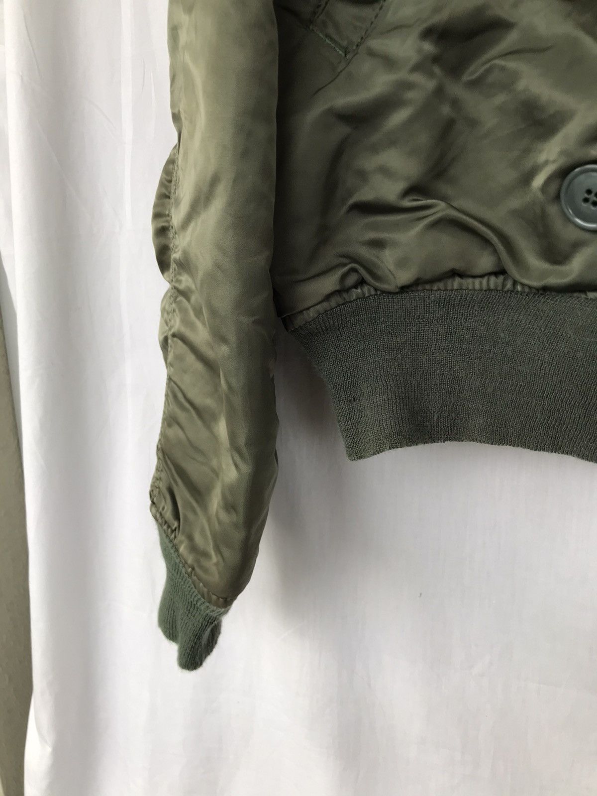 Alpha Industries × Vintage Vintage Alpha Industrie Flying Jacket N-2B Fur Hooded Jacket Size US M / EU 48-50 / 2 - 12 Thumbnail