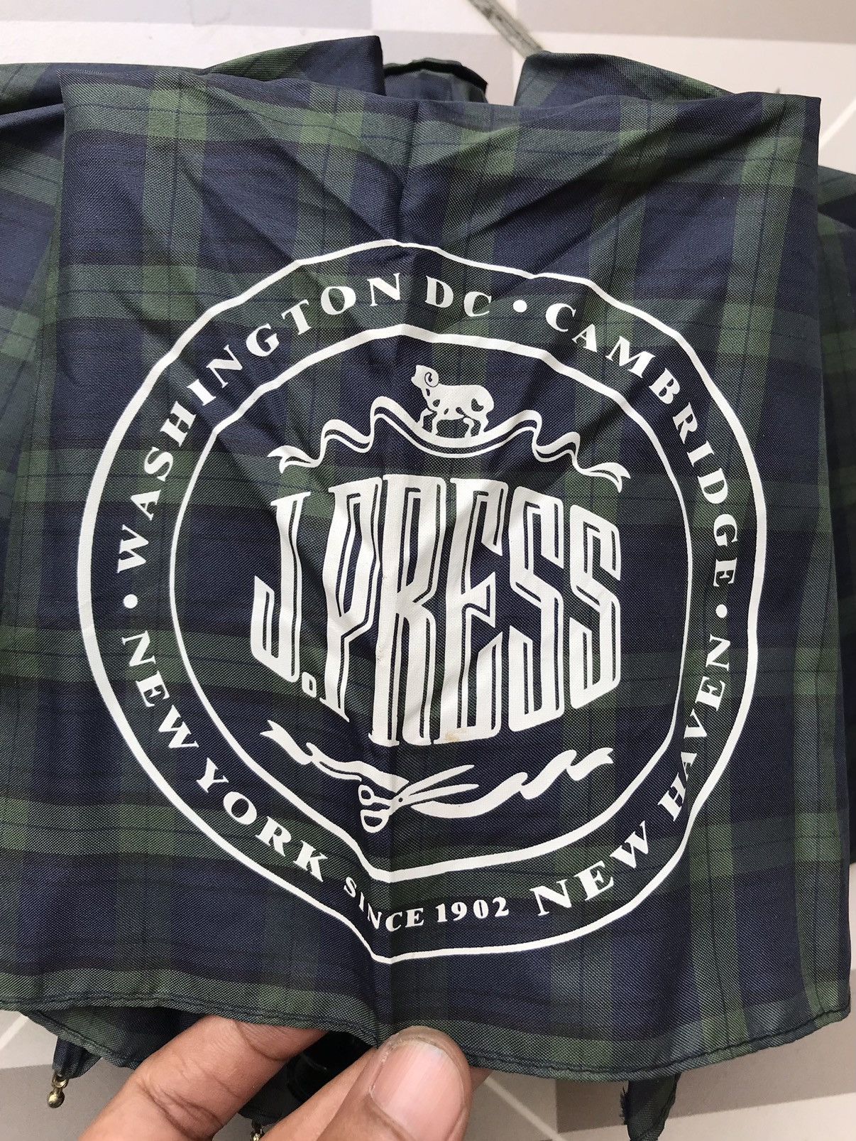 J. Press × Vintage Authentic Vintage J. PRESS Automatic Pockets Umbrellas ☂ Size ONE SIZE - 3 Thumbnail