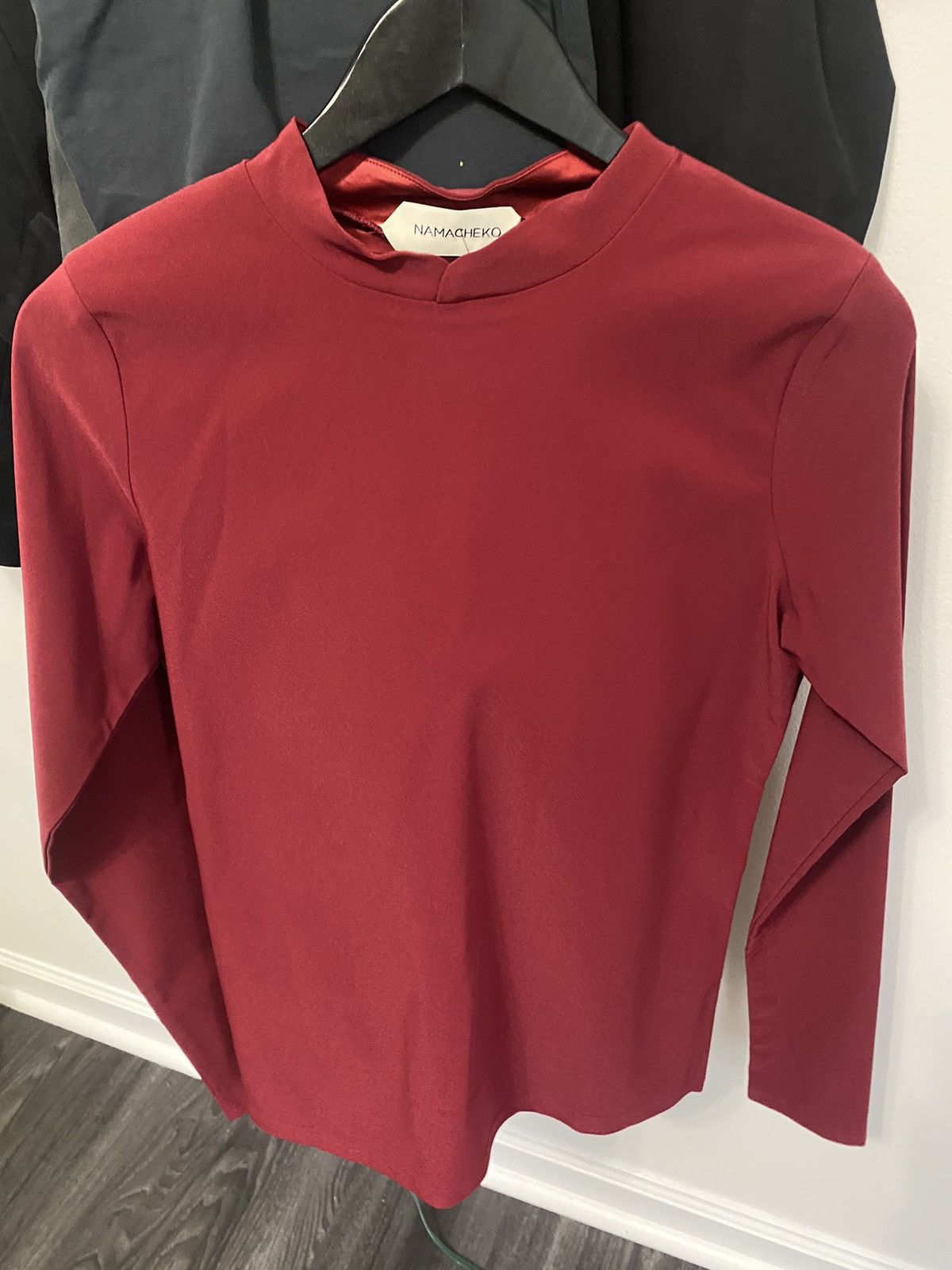Namacheko Red Double Faced Mock Neck Sweater Size US M / EU 48-50 / 2 - 1 Thumbnail