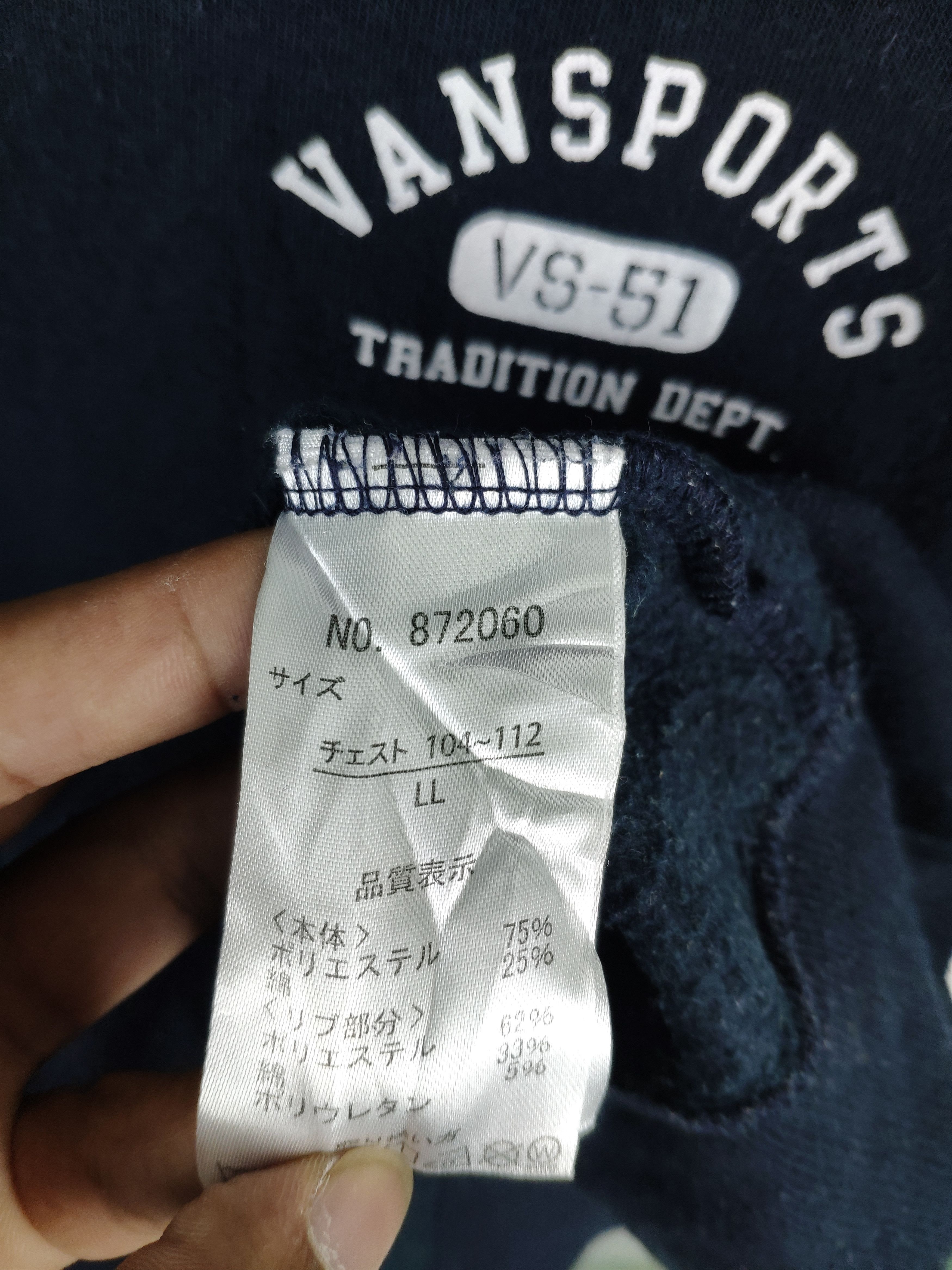 Japanese Brand × Vintage Steal 💥 Vintage Vansport Sweatshirt Crewneck Size US L / EU 52-54 / 3 - 4 Thumbnail
