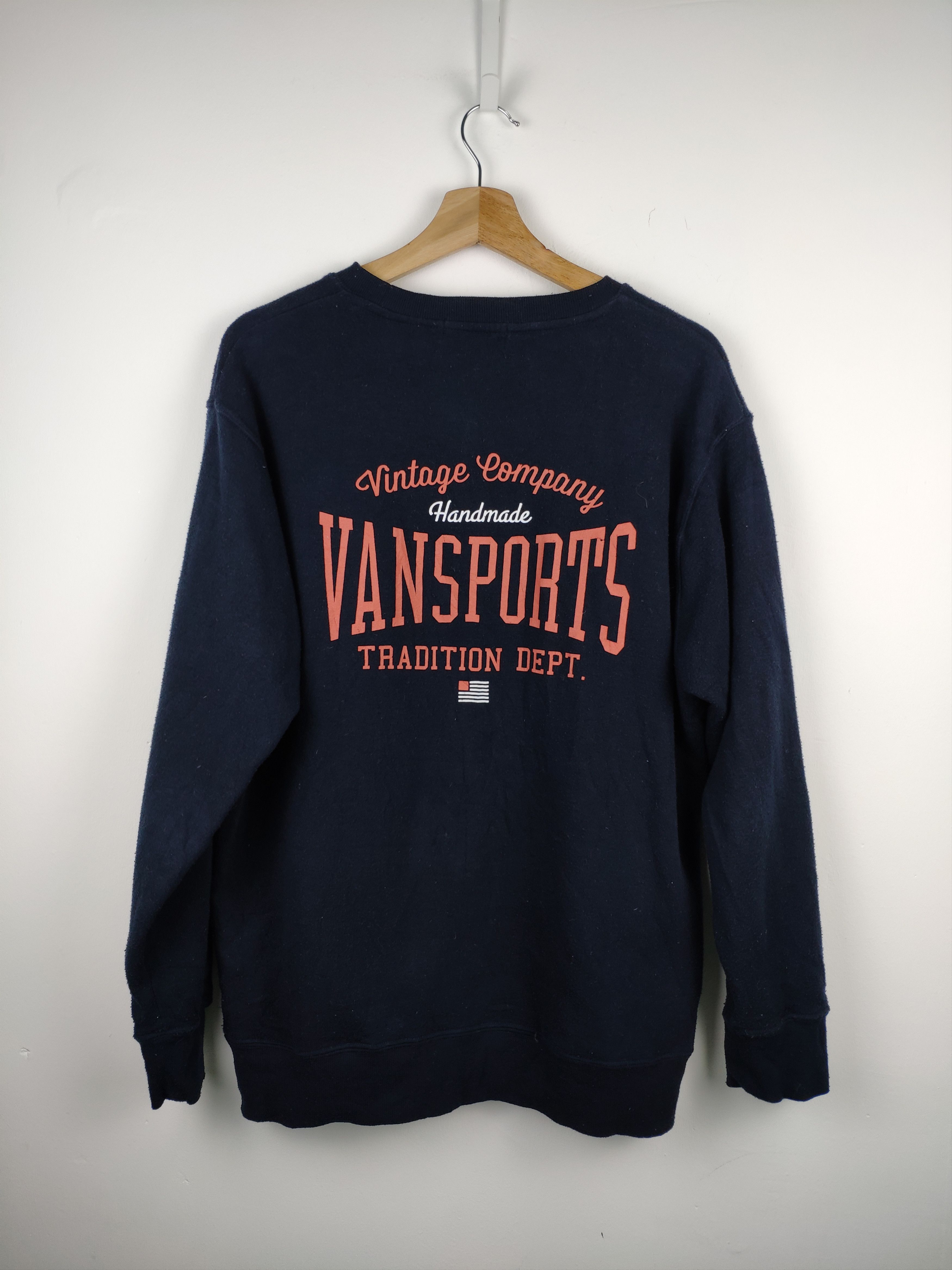 Japanese Brand × Vintage Steal 💥 Vintage Vansport Sweatshirt Crewneck Size US L / EU 52-54 / 3 - 1 Thumbnail