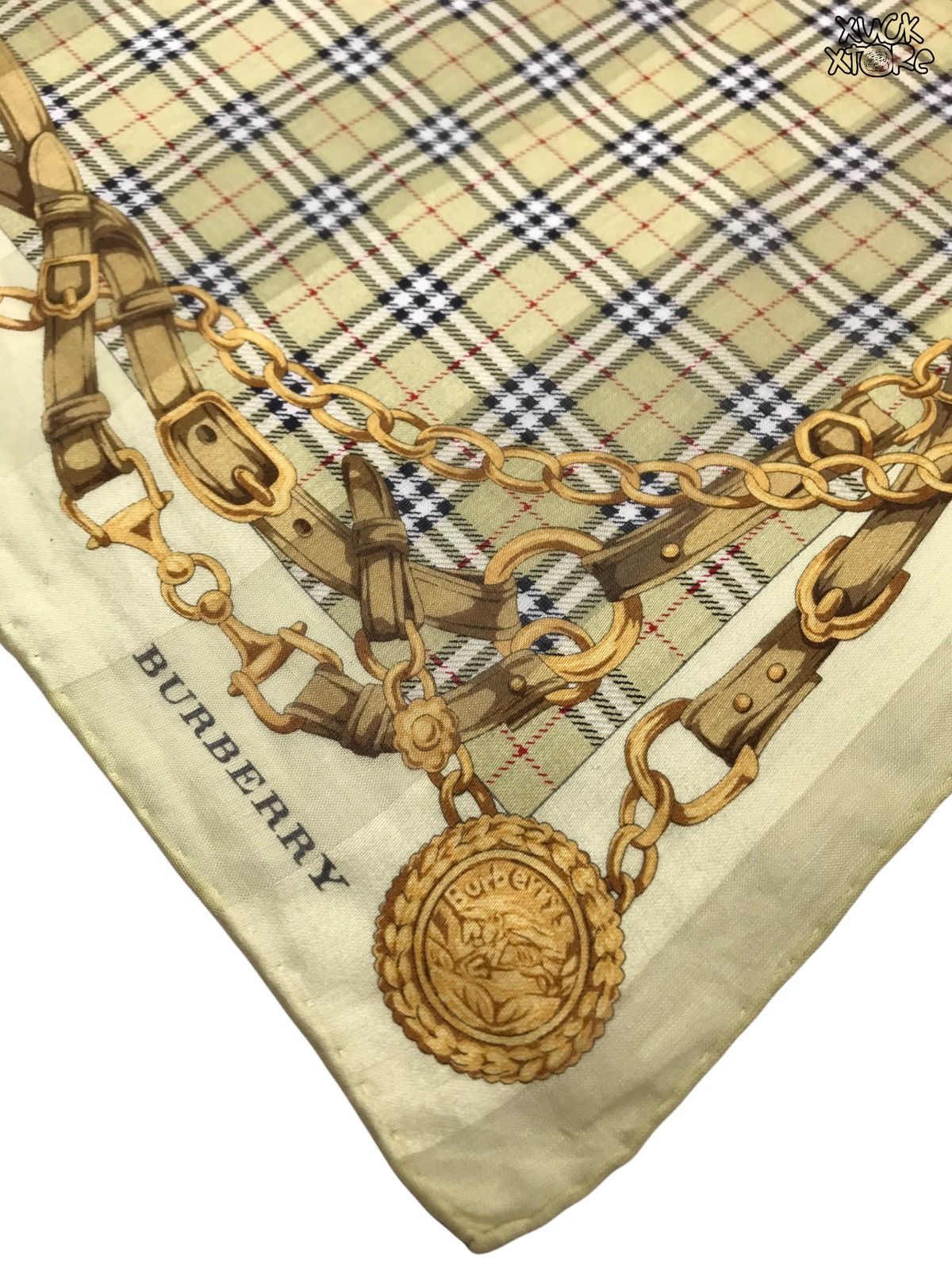 Burberry Vintage Burberry Scarves / Bandana / Neckerchief Size ONE SIZE - 5 Thumbnail