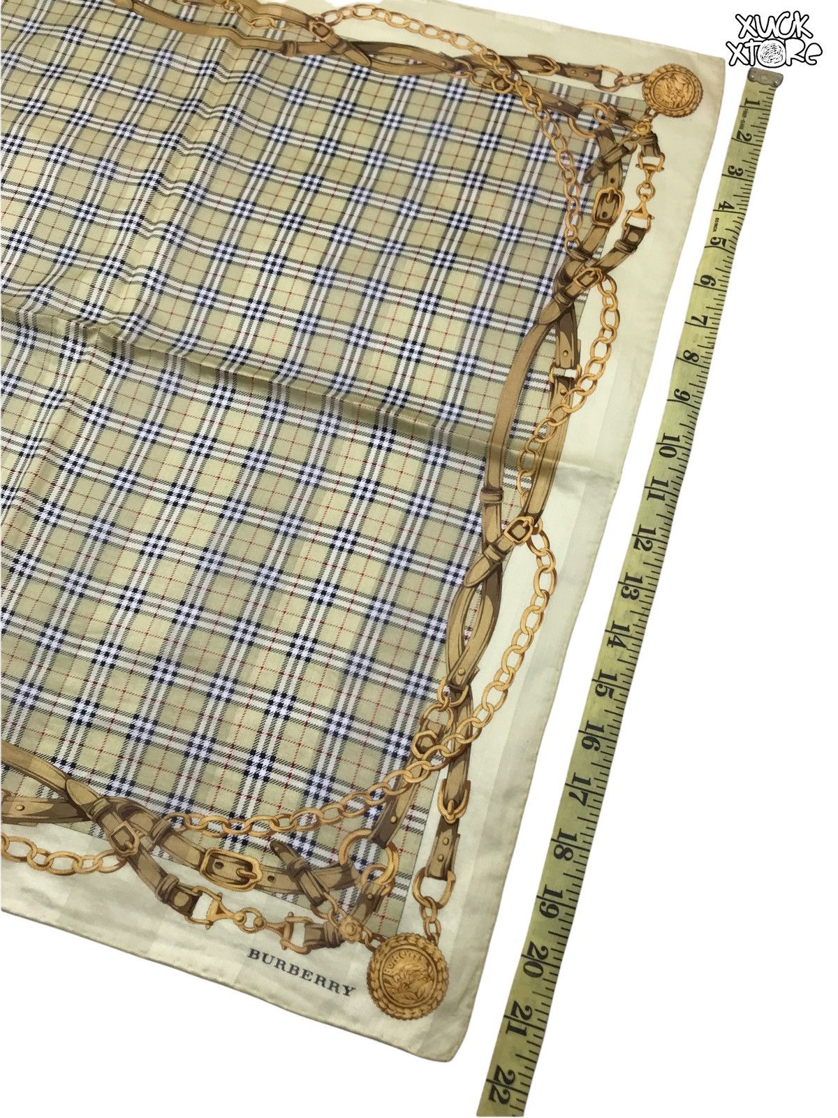Burberry Vintage Burberry Scarves / Bandana / Neckerchief Size ONE SIZE - 3 Thumbnail