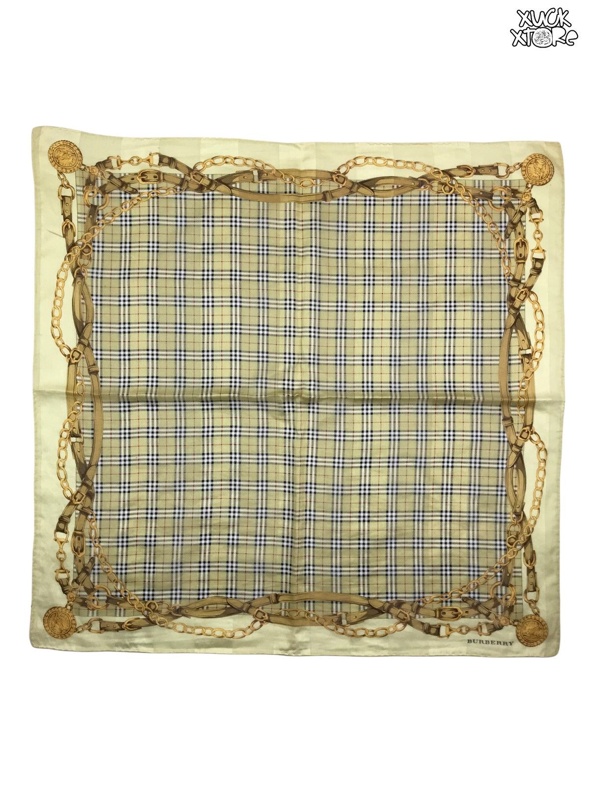 Burberry Vintage Burberry Scarves / Bandana / Neckerchief Size ONE SIZE - 2 Thumbnail