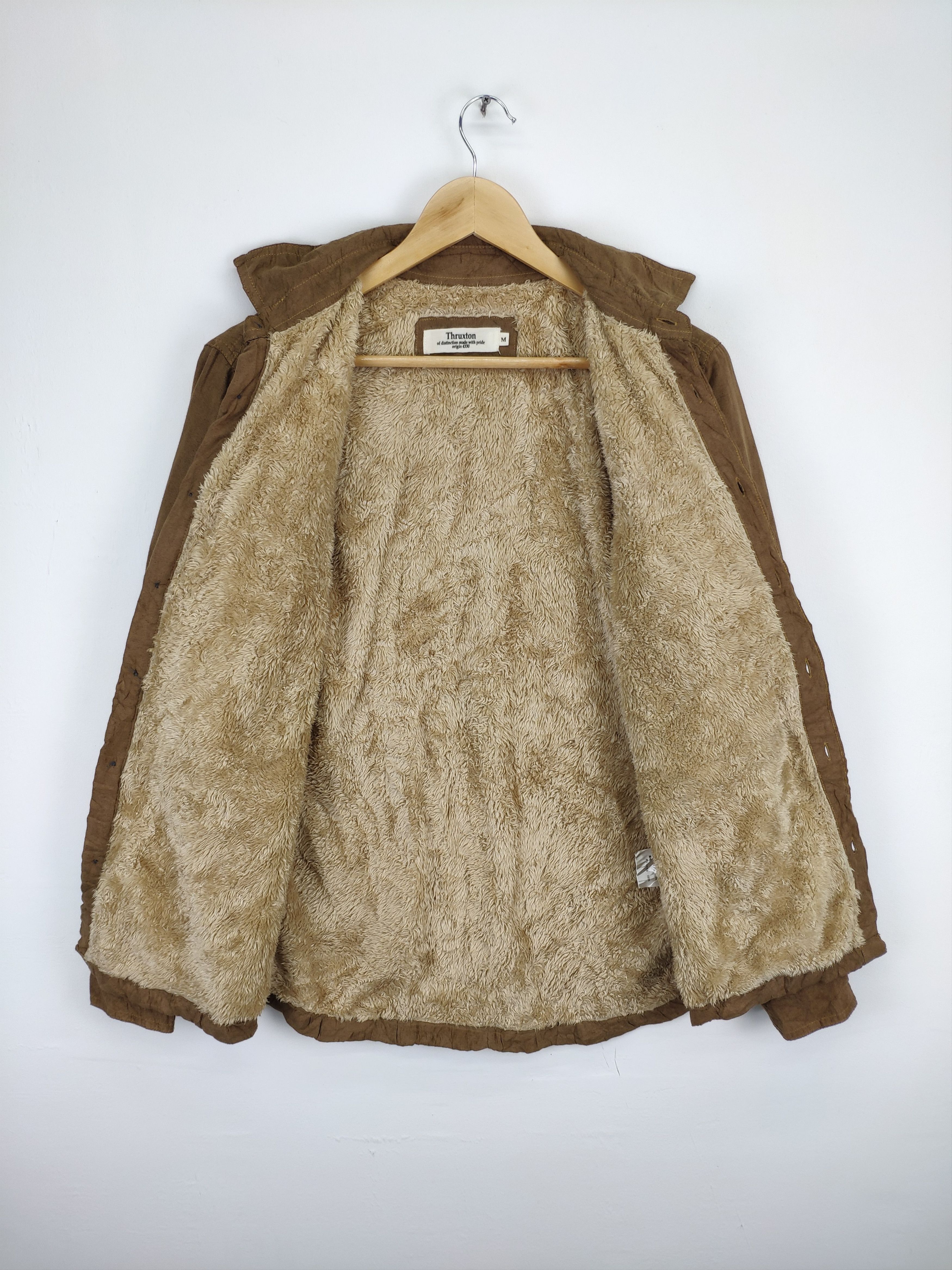 Japanese Brand × Vintage Vintage Shirt Button Up Lining Fleece by Thruxton Size US M / EU 48-50 / 2 - 4 Thumbnail