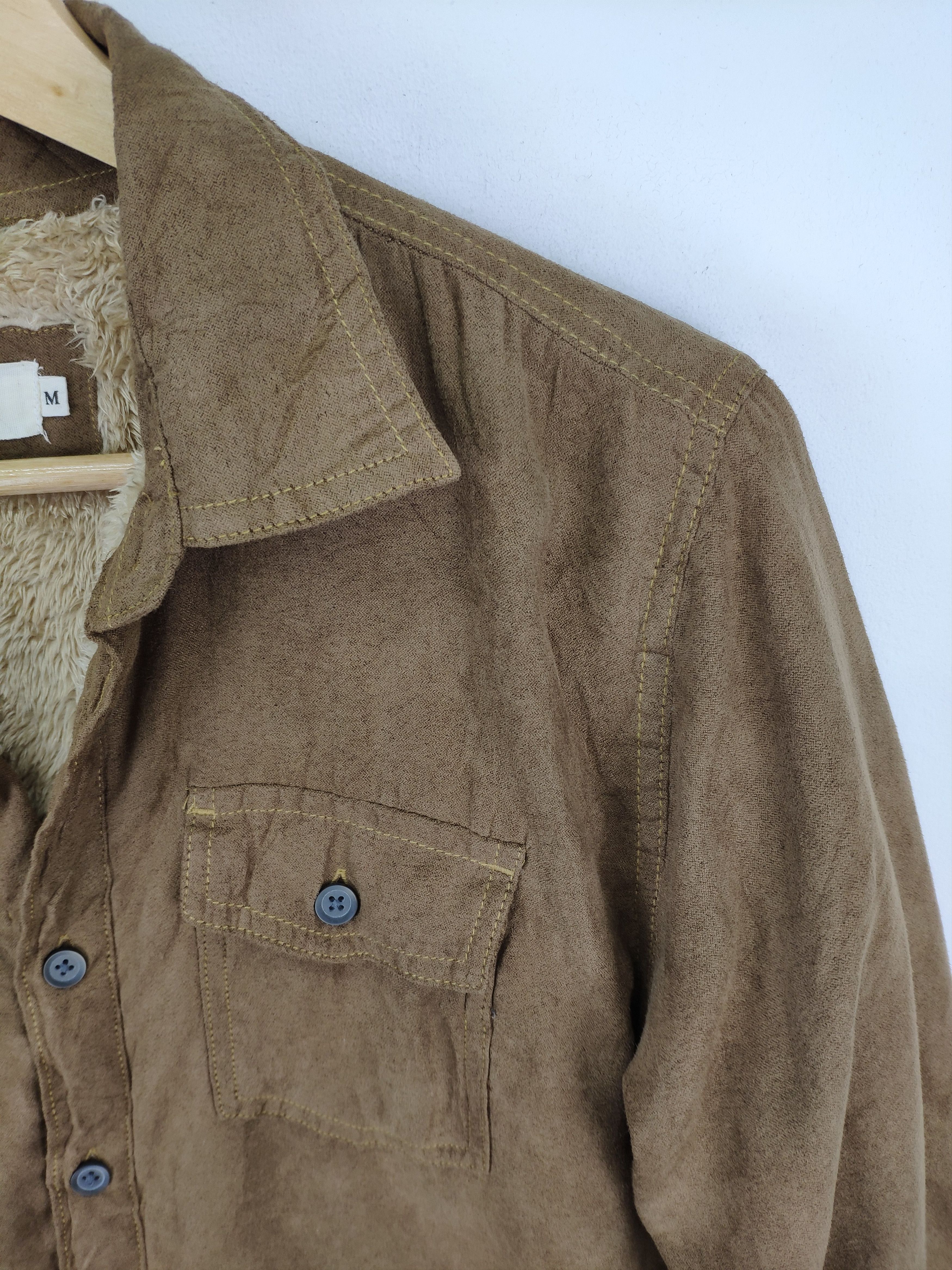 Japanese Brand × Vintage Vintage Shirt Button Up Lining Fleece by Thruxton Size US M / EU 48-50 / 2 - 7 Thumbnail