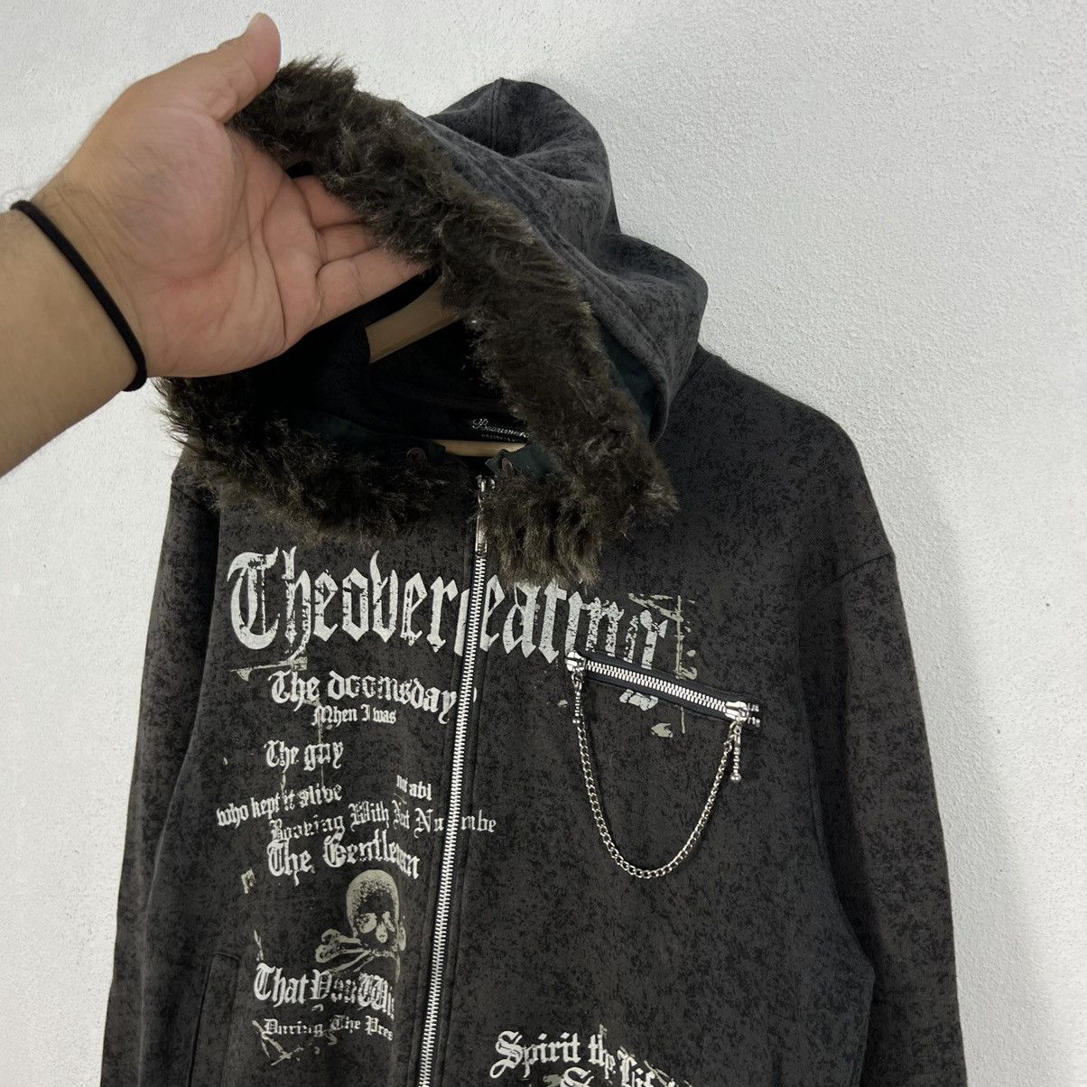 Japanese Brand RARE PUNK STYLE BEANUMERE JACKET FUR BLANKET LINING HOODIE Size US M / EU 48-50 / 2 - 7 Thumbnail