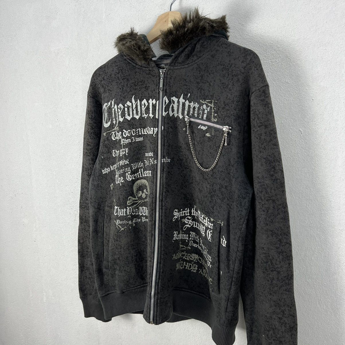 Japanese Brand RARE PUNK STYLE BEANUMERE JACKET FUR BLANKET LINING HOODIE Size US M / EU 48-50 / 2 - 11 Thumbnail