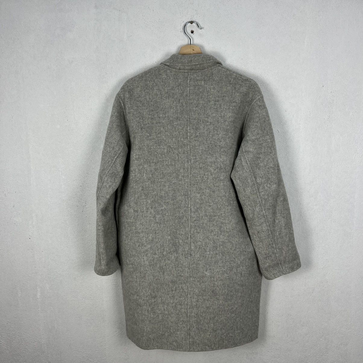 Japanese Brand YOHJI YAMAMOTO BY INED LONG JACKET DOUBLE BREAST WOOL Size US M / EU 48-50 / 2 - 10 Thumbnail