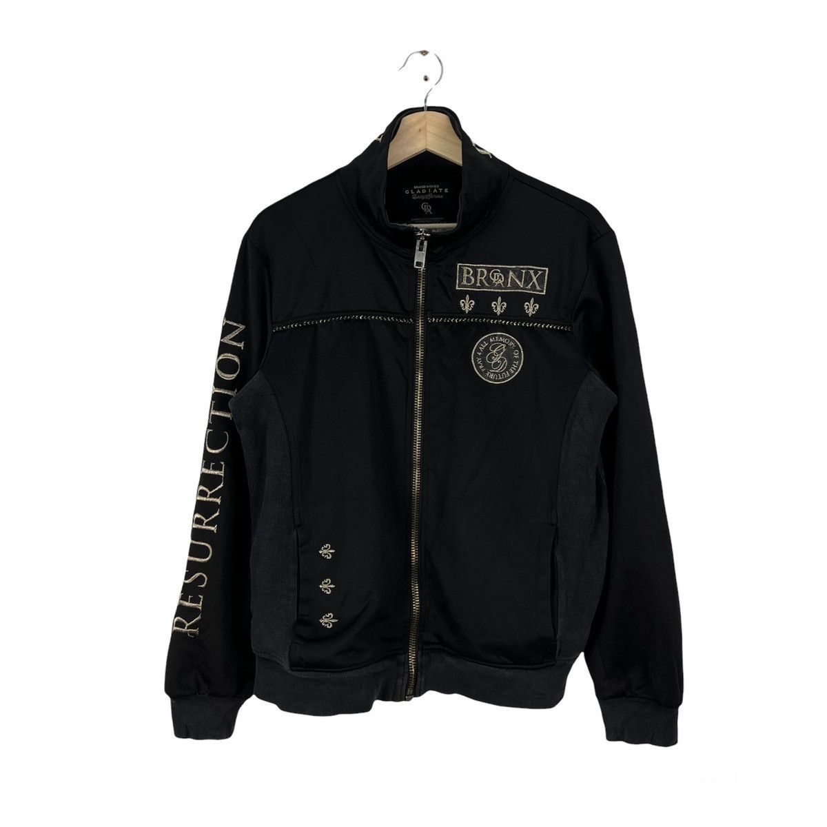 Japanese Brand RARE PUNK STYLE JACKET GLADIATE BLACK & GOLD Size US L / EU 52-54 / 3 - 1 Thumbnail
