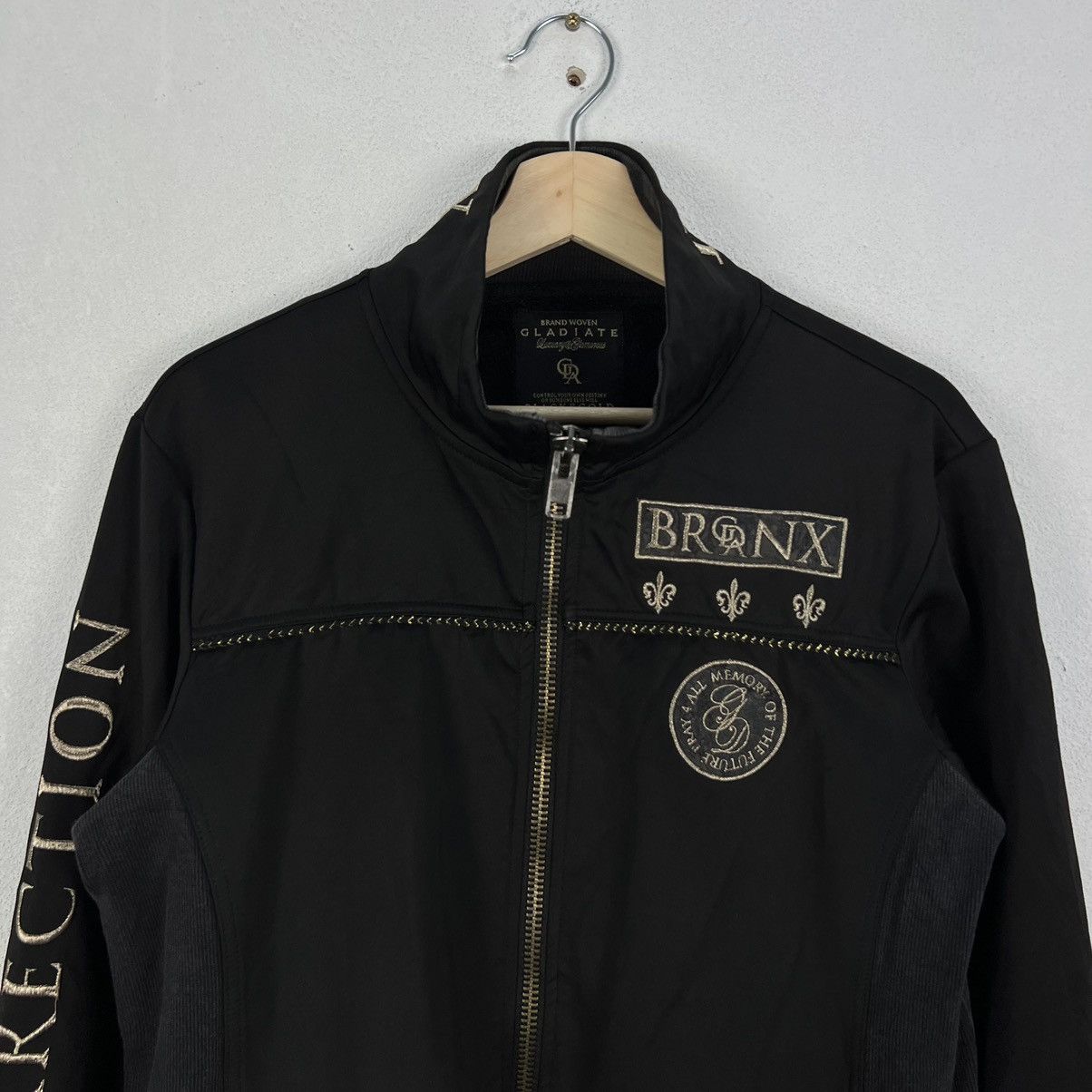 Japanese Brand RARE PUNK STYLE JACKET GLADIATE BLACK & GOLD Size US L / EU 52-54 / 3 - 3 Thumbnail