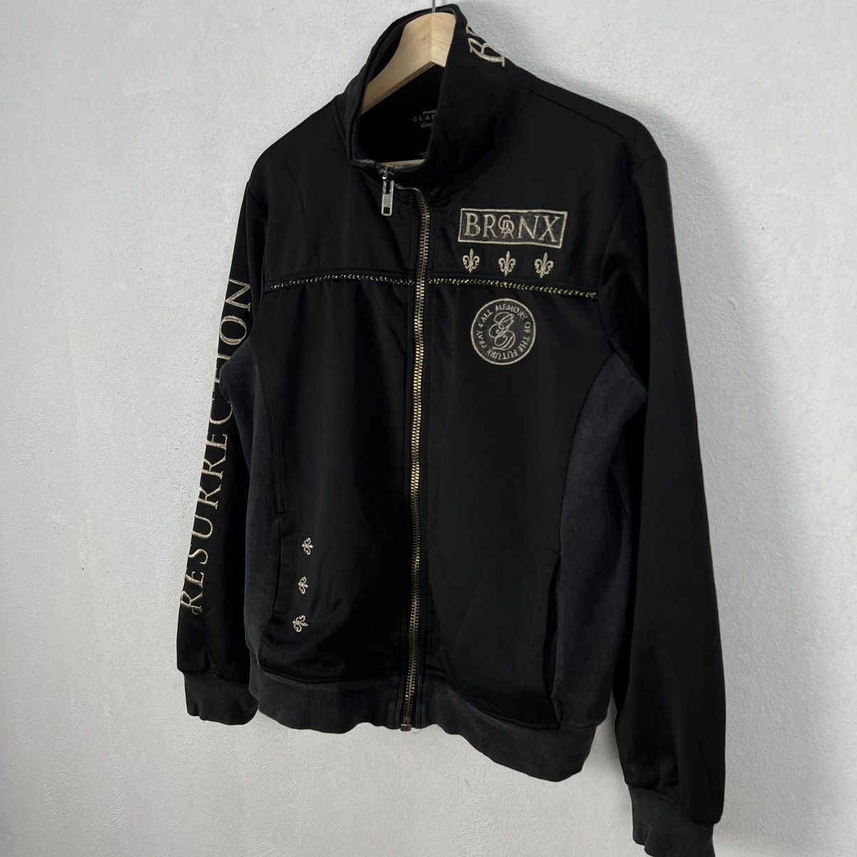 Japanese Brand RARE PUNK STYLE JACKET GLADIATE BLACK & GOLD Size US L / EU 52-54 / 3 - 2 Thumbnail
