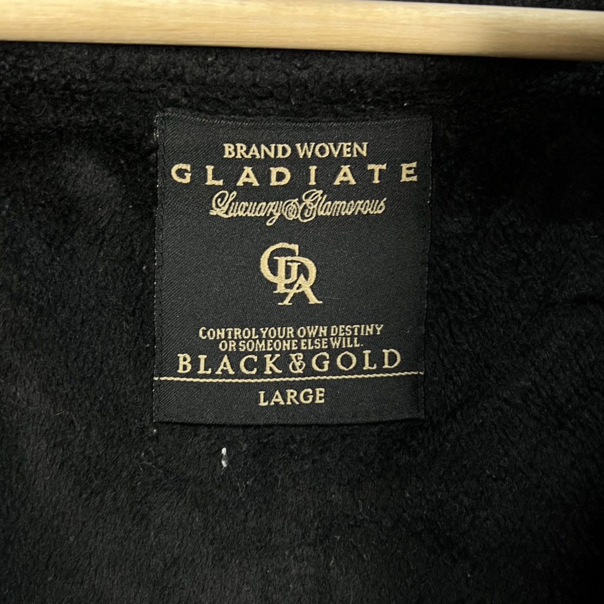 Japanese Brand RARE PUNK STYLE JACKET GLADIATE BLACK & GOLD Size US L / EU 52-54 / 3 - 13 Thumbnail