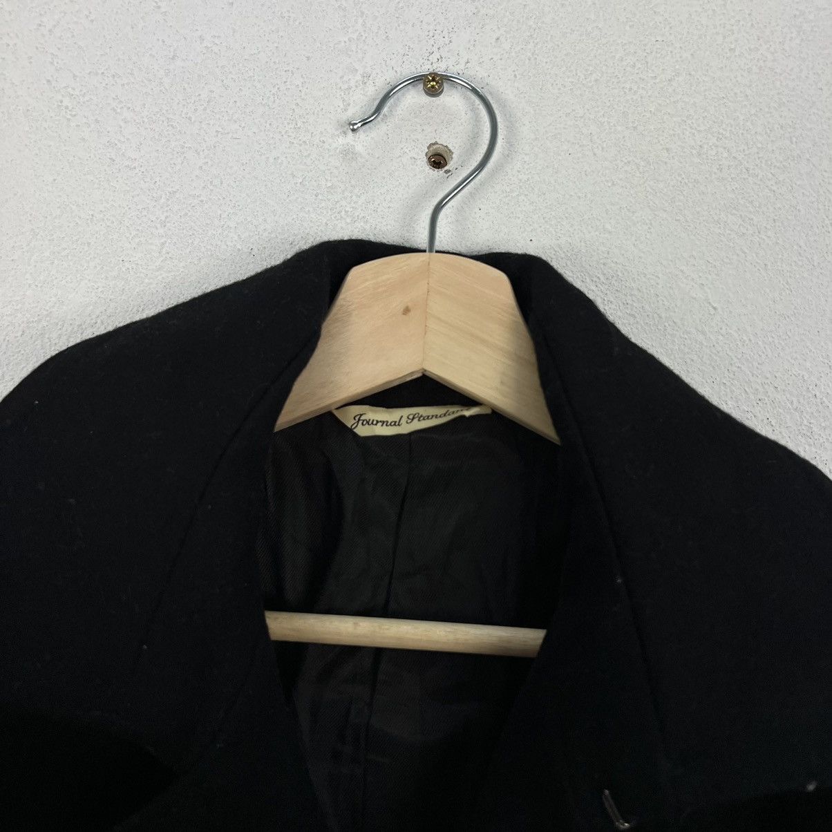 Japanese Brand VINTAGE ULTIMATE BLACK WOOL DOUBLE BREAST JACKET Size US M / EU 48-50 / 2 - 8 Thumbnail