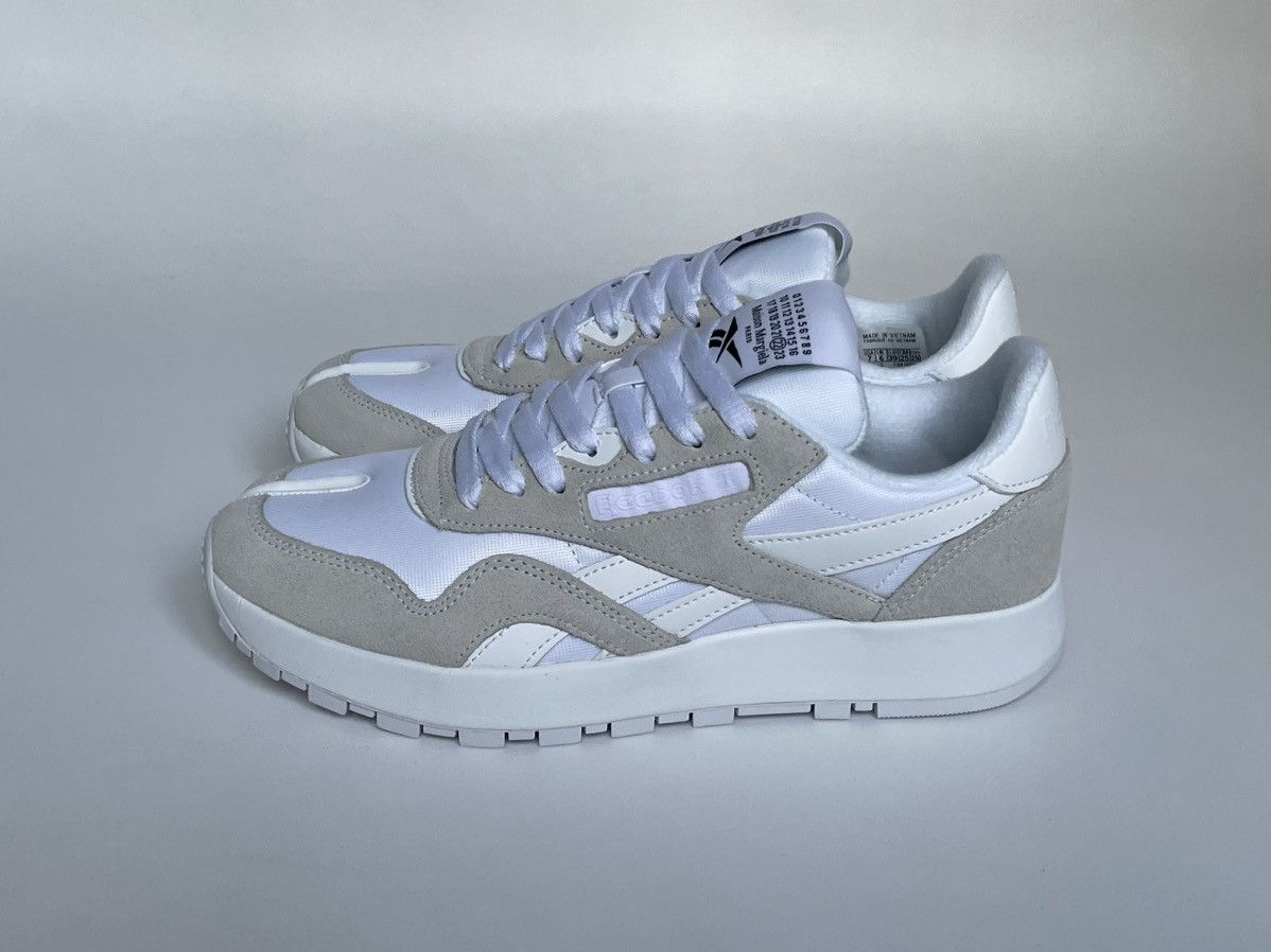 Maison Margiela White ‘Tabi Project 0 CL’ Sneakers Size US 13 / EU 46 - 3 Thumbnail