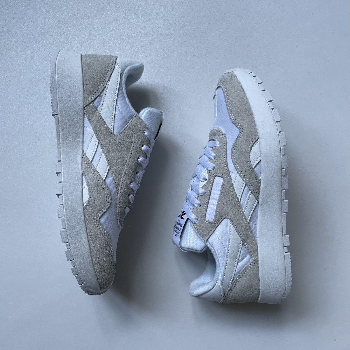 Maison Margiela White ‘Tabi Project 0 CL’ Sneakers Size US 13 / EU 46 - 12 Thumbnail