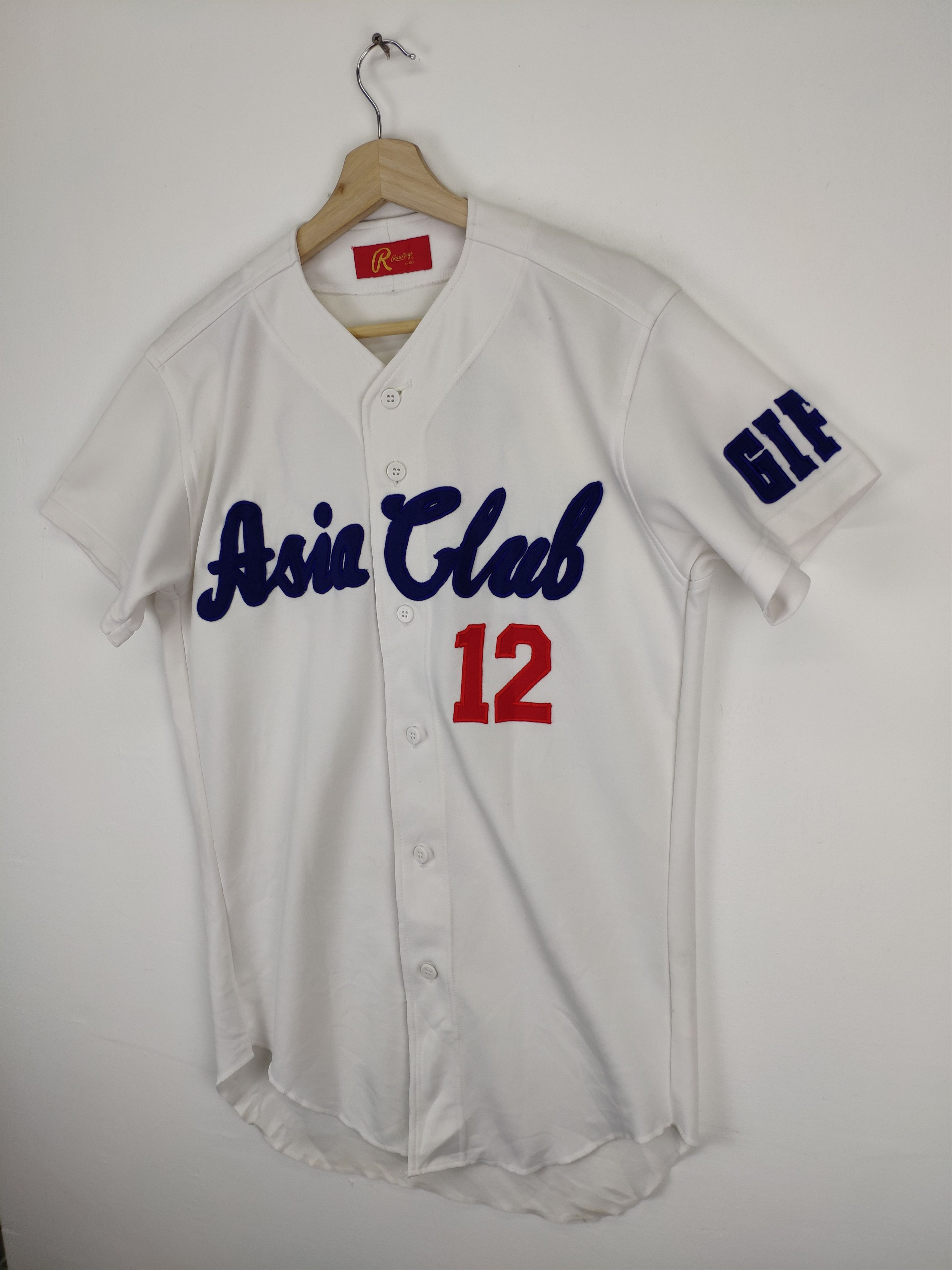 NFL × Vintage Vintage 1990s Shirt Button Up Rawlings Asics Size US M / EU 48-50 / 2 - 2 Thumbnail