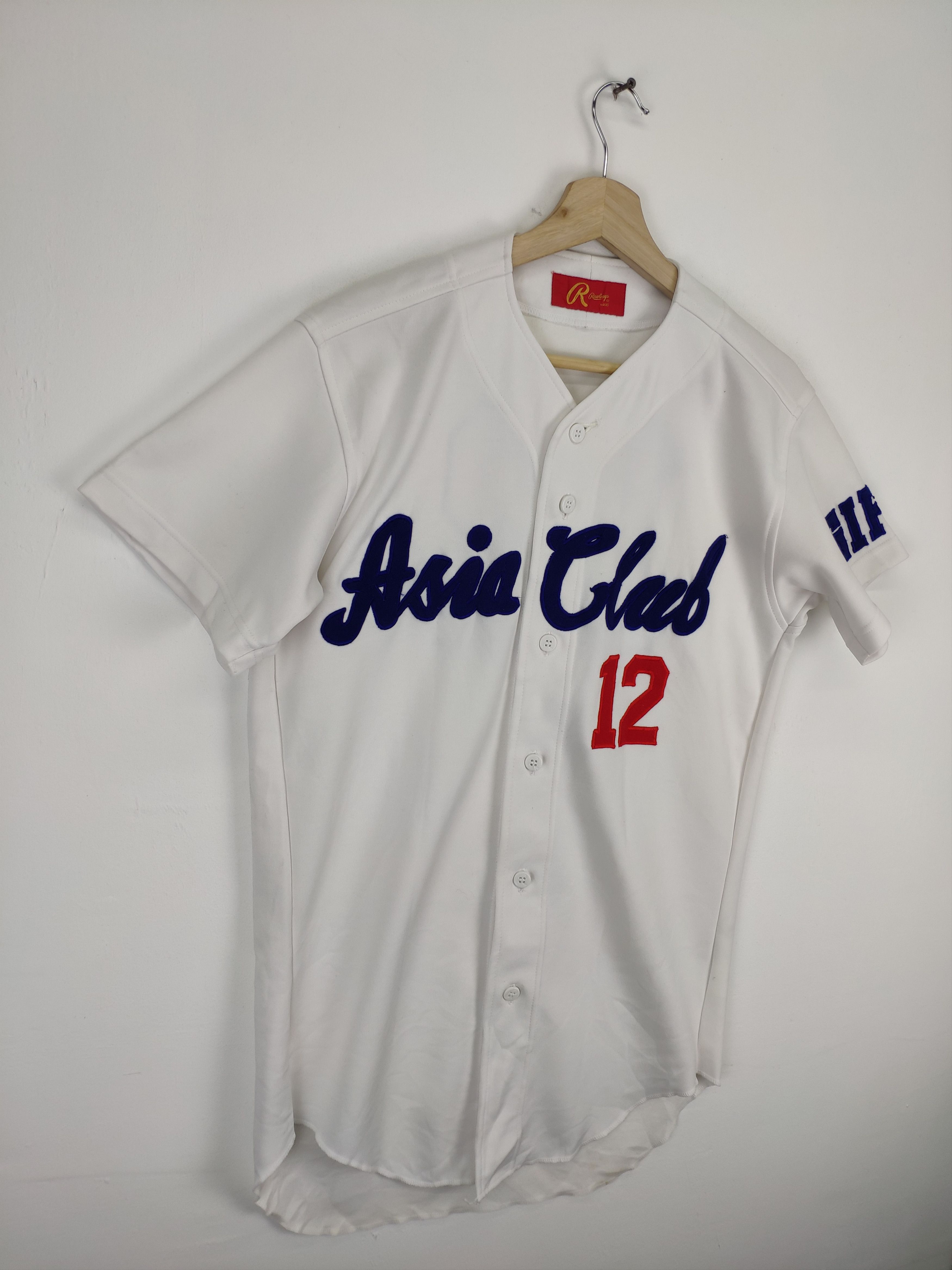 NFL × Vintage Vintage 1990s Shirt Button Up Rawlings Asics Size US M / EU 48-50 / 2 - 3 Thumbnail