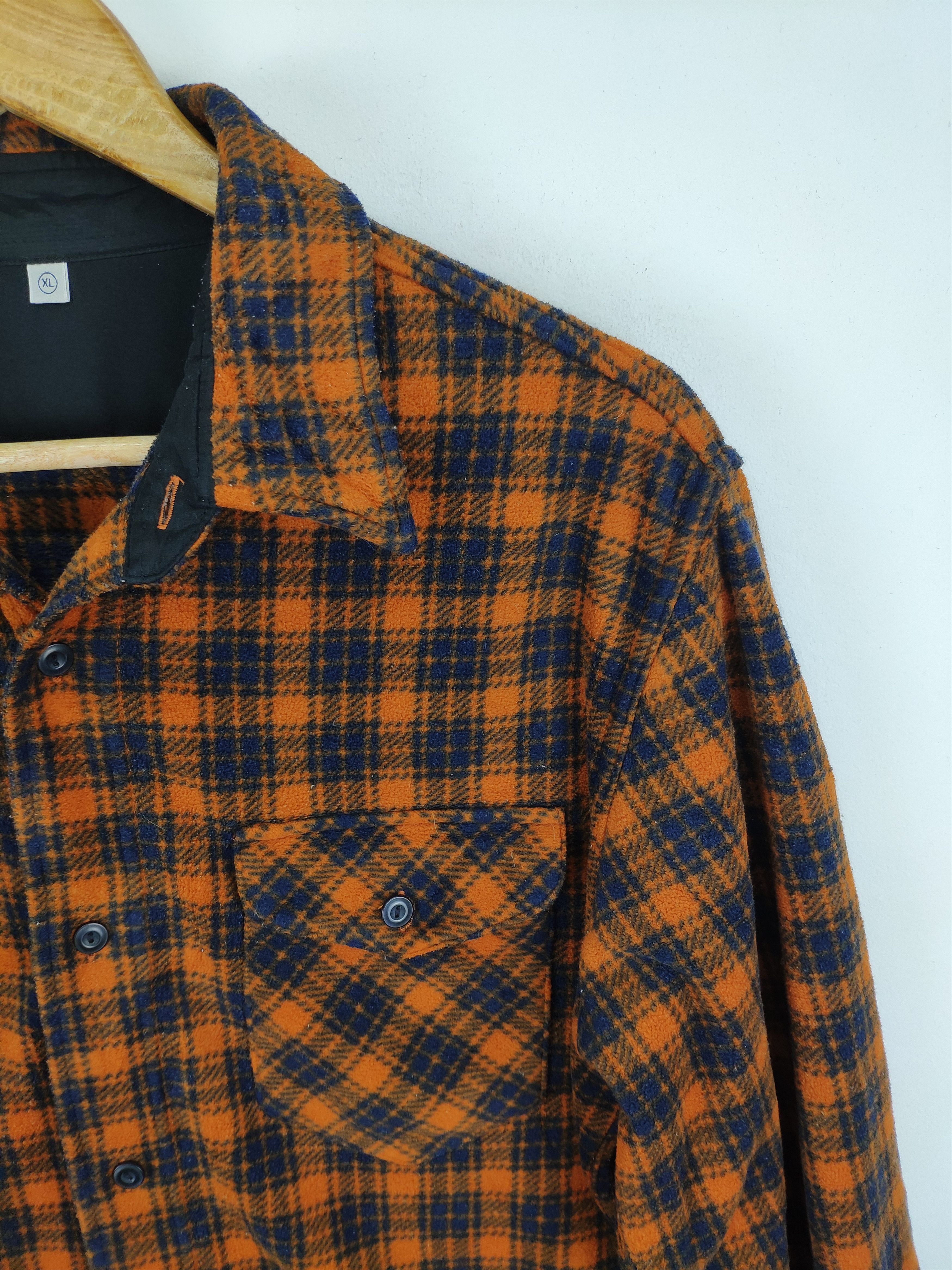 Flannel × Japanese Brand Uniqlo Flannel Shirt Fleece Button Up Travis Style Size US L / EU 52-54 / 3 - 6 Thumbnail