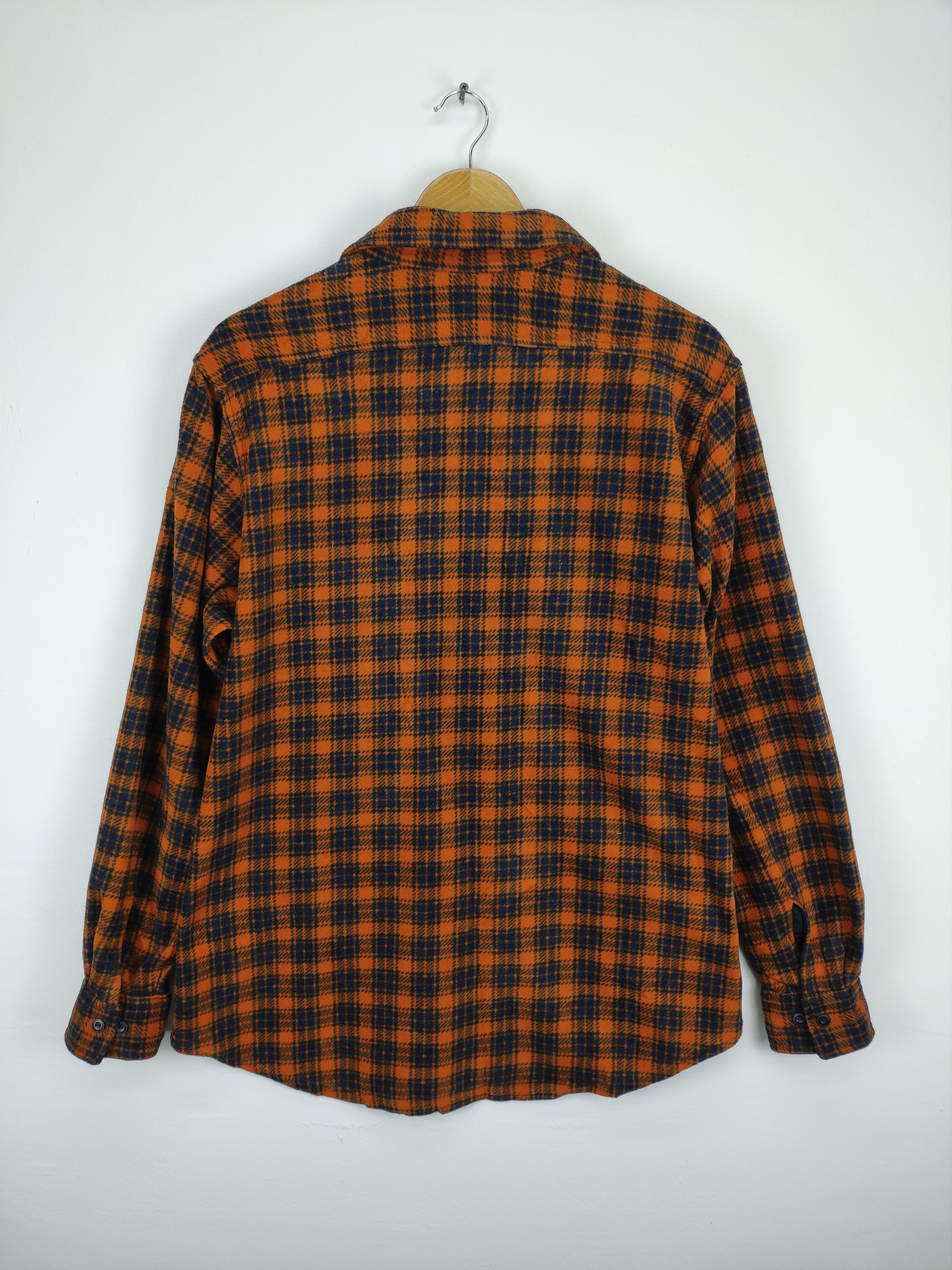 Flannel × Japanese Brand Uniqlo Flannel Shirt Fleece Button Up Travis Style Size US L / EU 52-54 / 3 - 10 Thumbnail