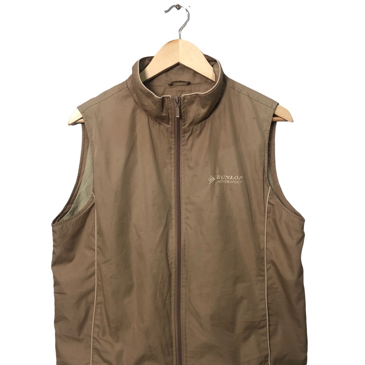 Dunlop Vintage Dunlop Motorsport Zipper Ups Vest Size US M / EU 48-50 / 2 - 2 Thumbnail