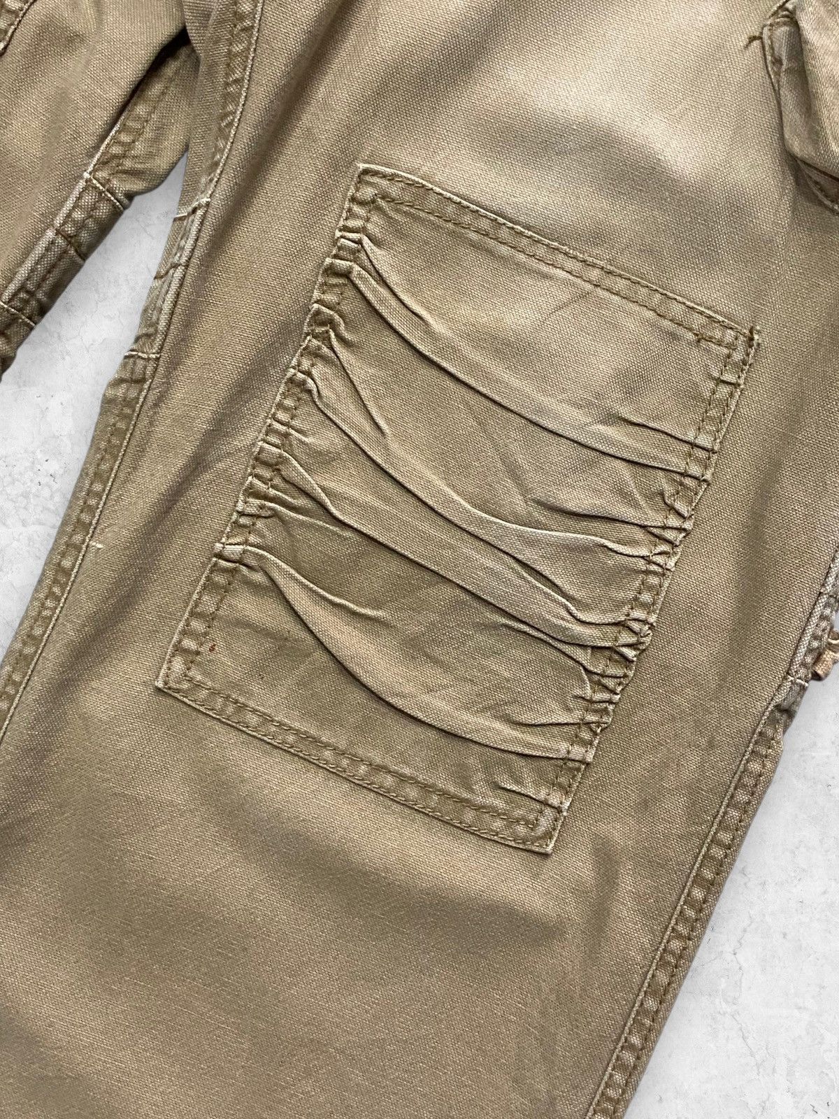 Issey Miyake × Tete Homme Fleet Sheet Baggy Parachute Cargo Multi Pocket Pants Size US 32 / EU 48 - 11 Thumbnail