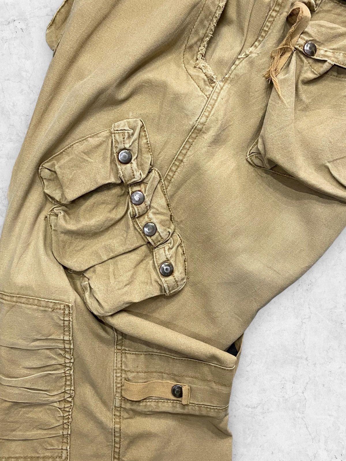 Issey Miyake × Tete Homme Fleet Sheet Baggy Parachute Cargo Multi Pocket Pants Size US 32 / EU 48 - 15 Thumbnail