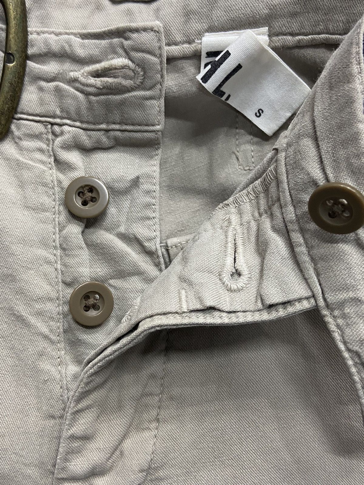 Margaret Howell × Vintage Vintage Margaret Howell Buckle Back Leather Belt Pants Size US 30 / EU 46 - 7 Thumbnail