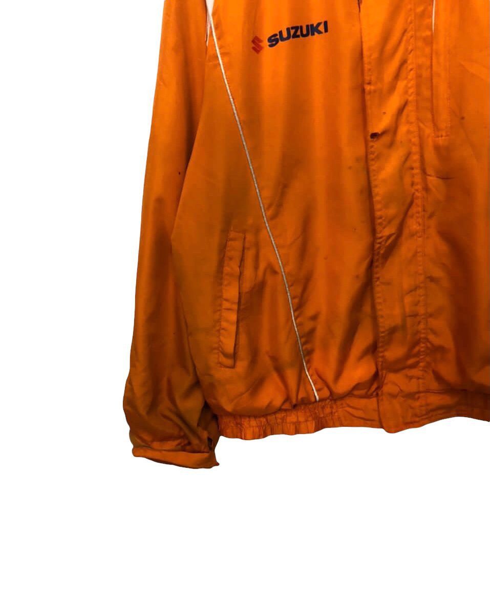 Japanese Brand Vintage Suzuki Zip Ups Spell Out Big Logo Windbreaker Jacket Size US XL / EU 56 / 4 - 4 Thumbnail