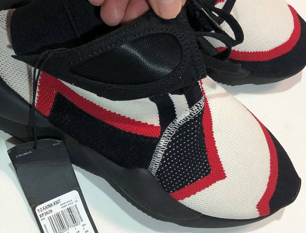 Adidas × Japanese Brand × Y-3 Adidas Y-3 Kaiwa Black White Red Size US 7.5 / EU 40-41 - 8 Thumbnail