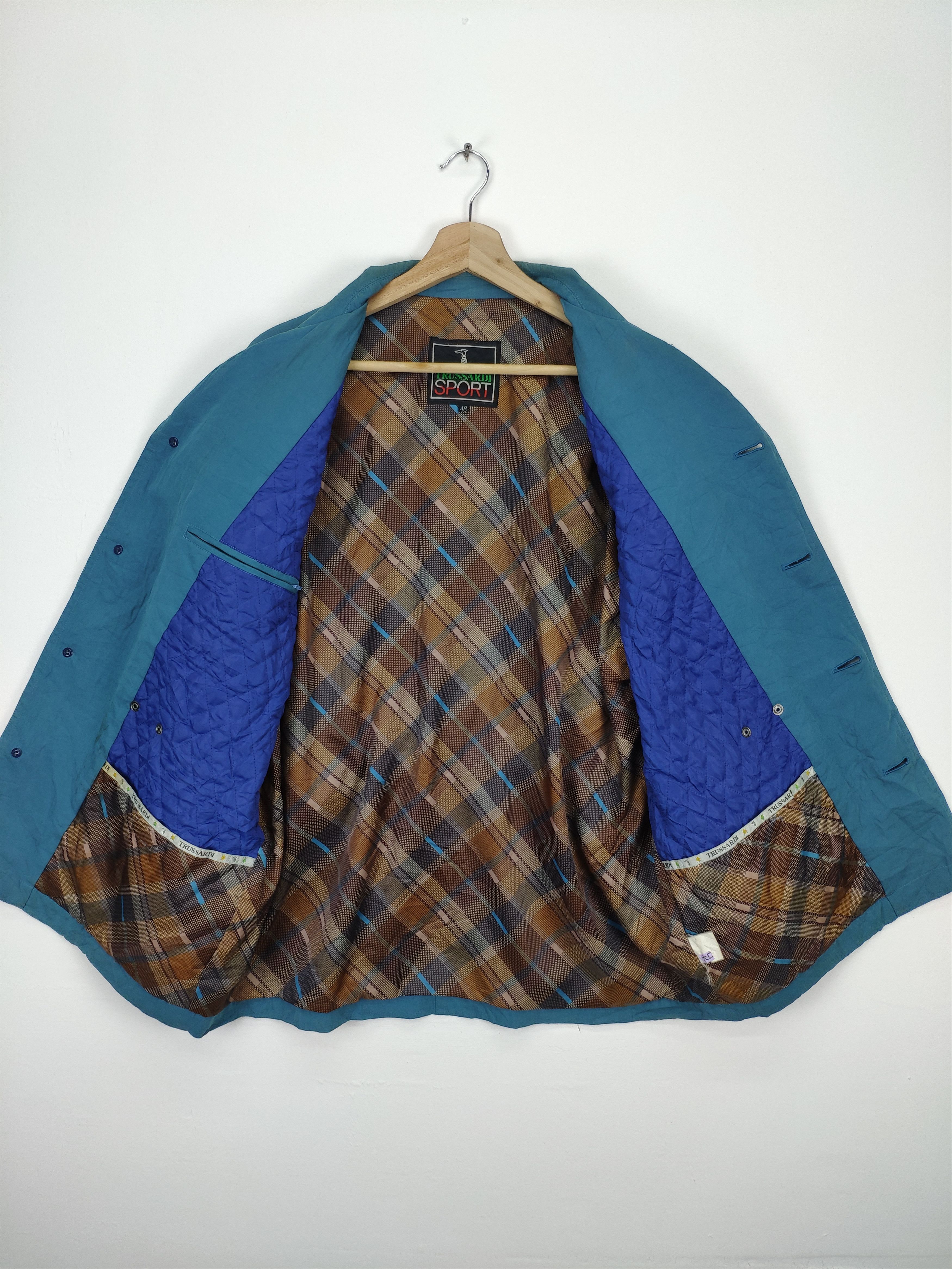 Trussardi × Vintage Vintage Trussardi Jacket Button Up Size US L / EU 52-54 / 3 - 16 Thumbnail