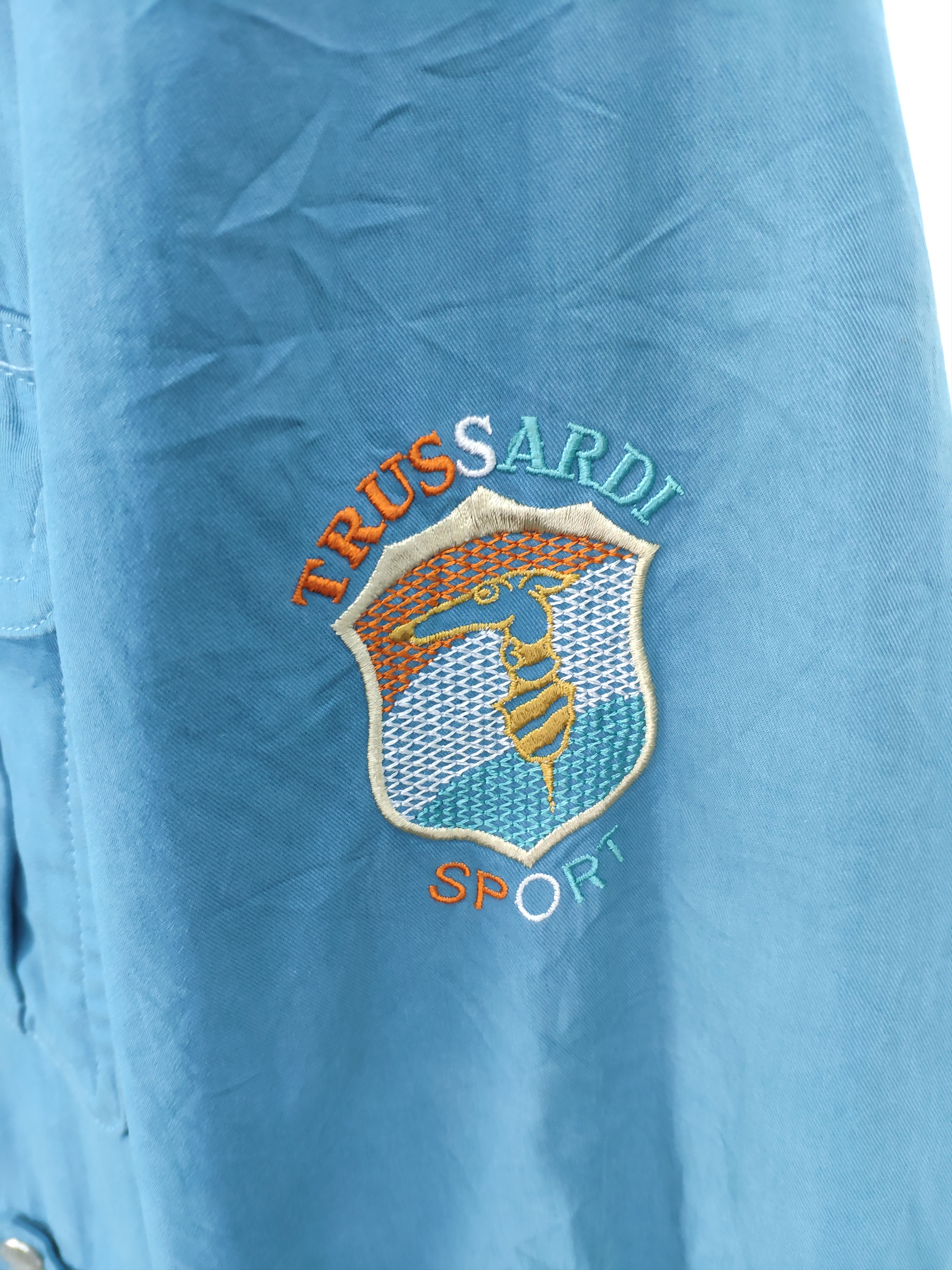Trussardi × Vintage Vintage Trussardi Jacket Button Up Size US L / EU 52-54 / 3 - 6 Thumbnail