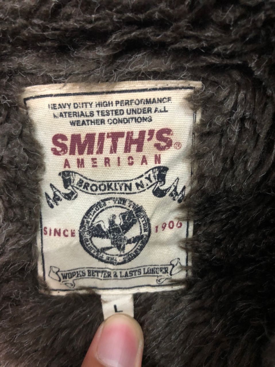Japanese Brand Vintage Smith’s American Zipper Ups Sherpa Jacket Size US L / EU 52-54 / 3 - 10 Thumbnail
