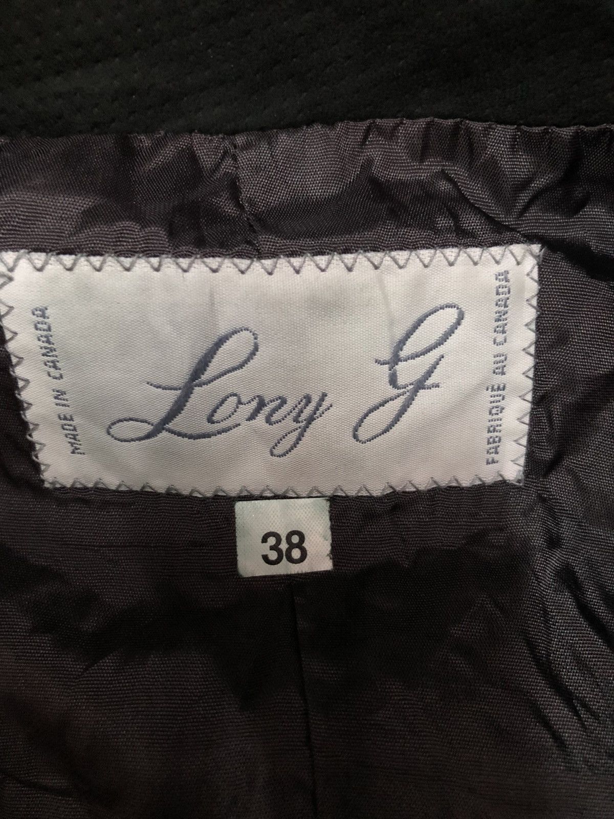 Japanese Brand × Vintage Vintage Lony G Faded Leather Blazer Coat Jacket Size US S / EU 44-46 / 1 - 9 Thumbnail