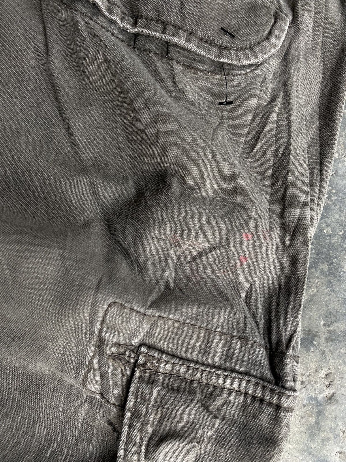 Japanese Brand × Seditionaries 291295 Labo Distressed Cargo Pants Size US 33 - 8 Thumbnail
