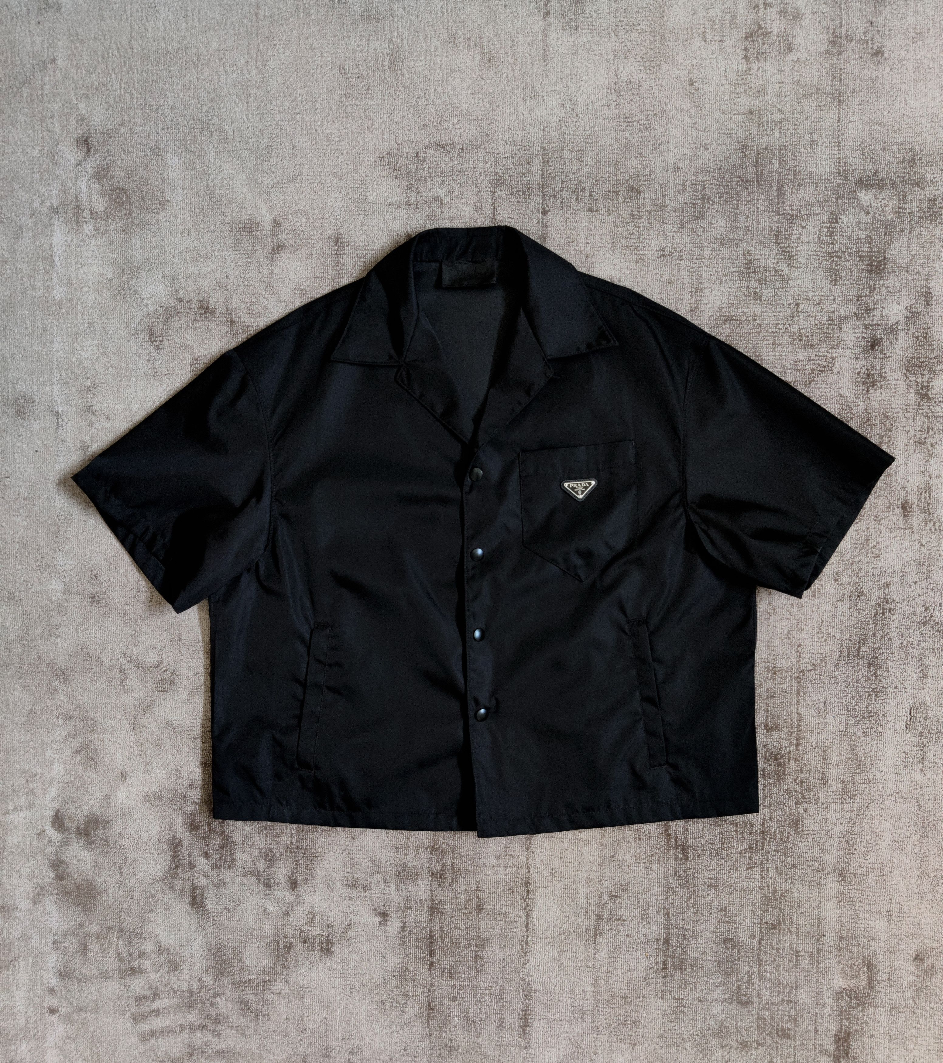 Prada padded nylon shirt best sale