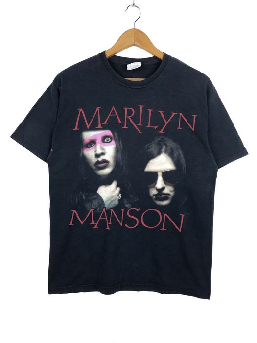 Band Tees Marilyn Manson Band Shirt Alternative Rock Metal Band Tee