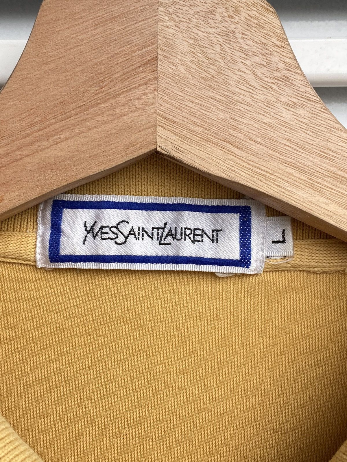 Vintage Vintage YSL Yves Saint Laurent Polo Longsleeves Size US L / EU 52-54 / 3 - 3 Thumbnail
