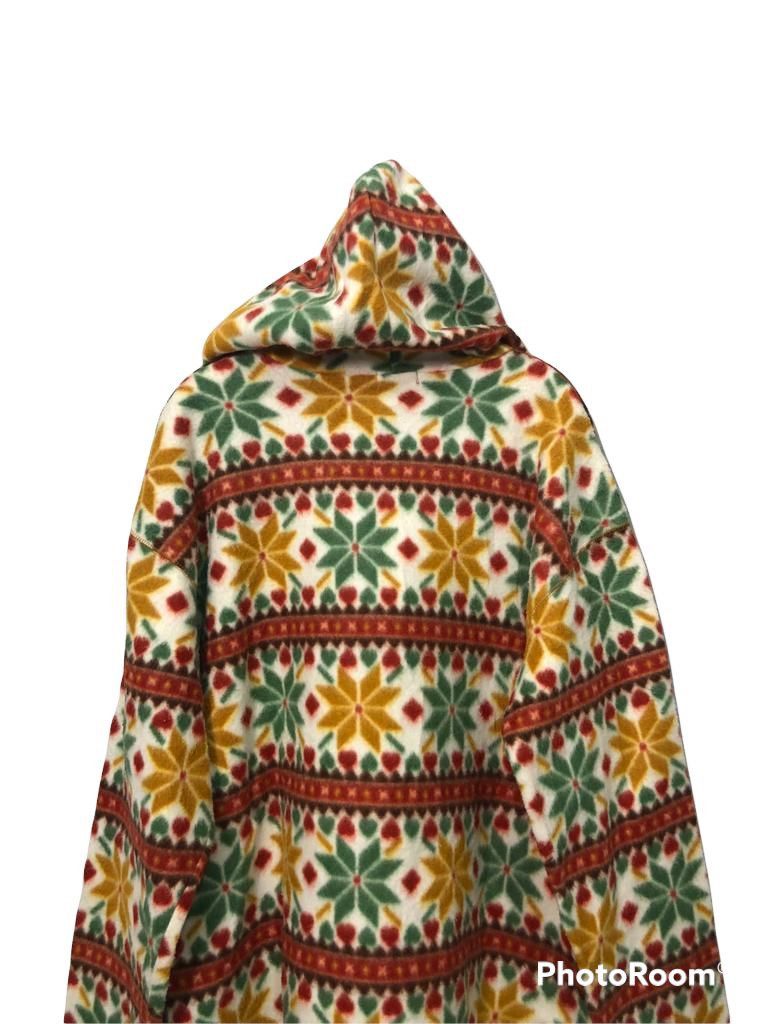 Japanese Brand Vintage Sand Beige Navajo Fullprint Hoodie Sweater Size US L / EU 52-54 / 3 - 8 Thumbnail