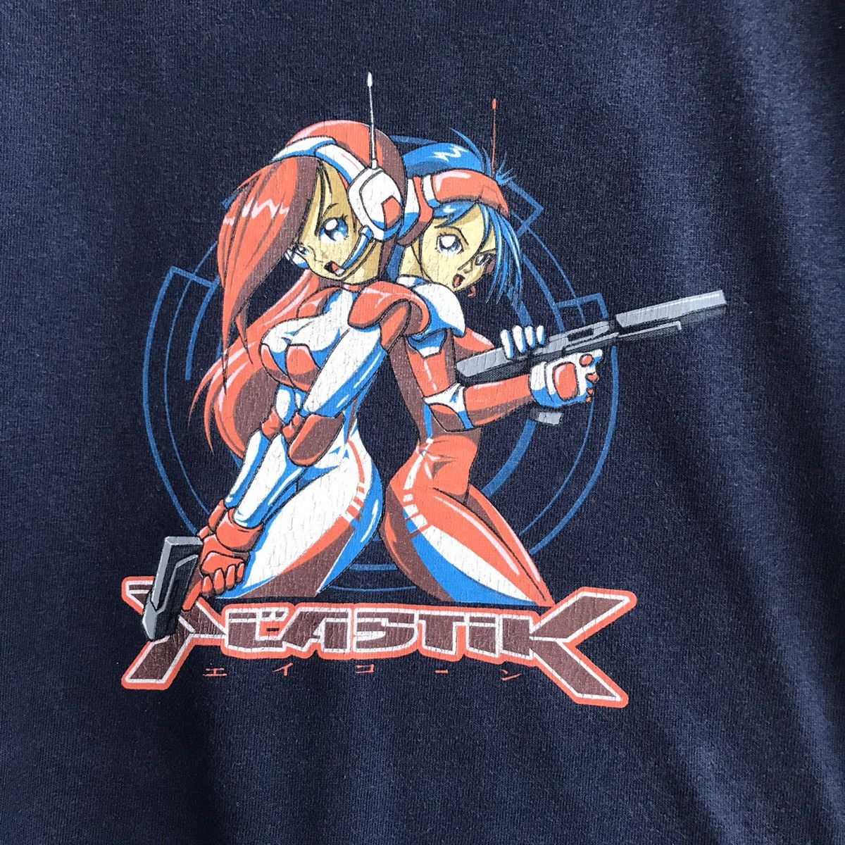 Hook-Ups Vintage Anime Japanese Plastik T-Shirt 90s Rare Size US S / EU 44-46 / 1 - 2 Thumbnail