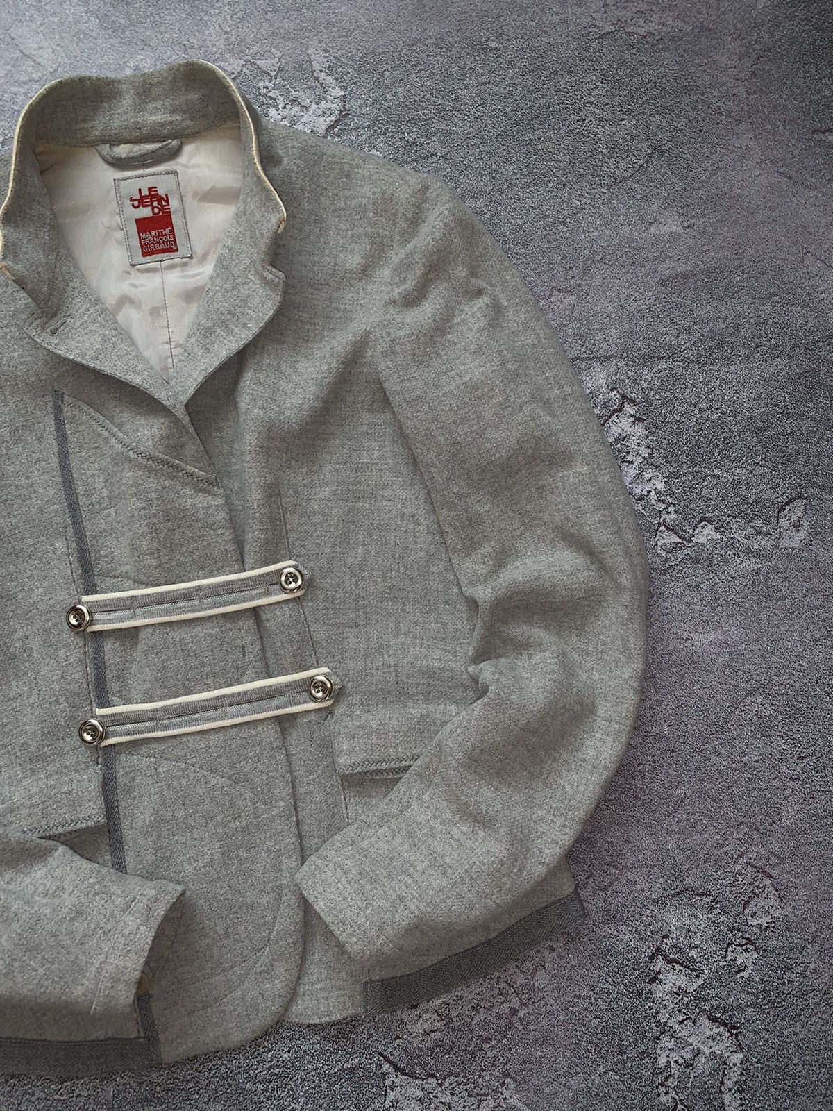 Japanese Brand × Marithe + Francois Girbaud Marithe Francois Girbaud M wool button up blazer jacket vntg Size M / US 6-8 / IT 42-44 - 3 Thumbnail