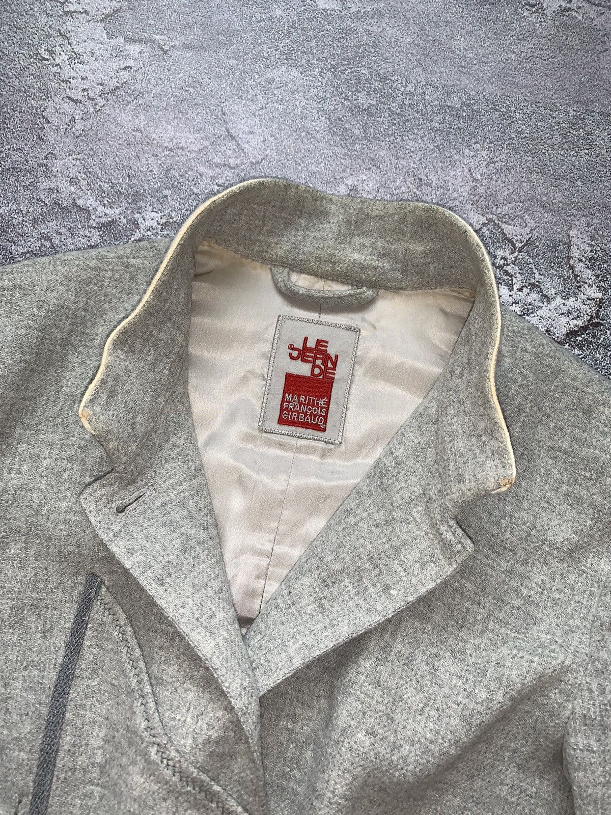 Japanese Brand × Marithe + Francois Girbaud Marithe Francois Girbaud M wool button up blazer jacket vntg Size M / US 6-8 / IT 42-44 - 7 Thumbnail