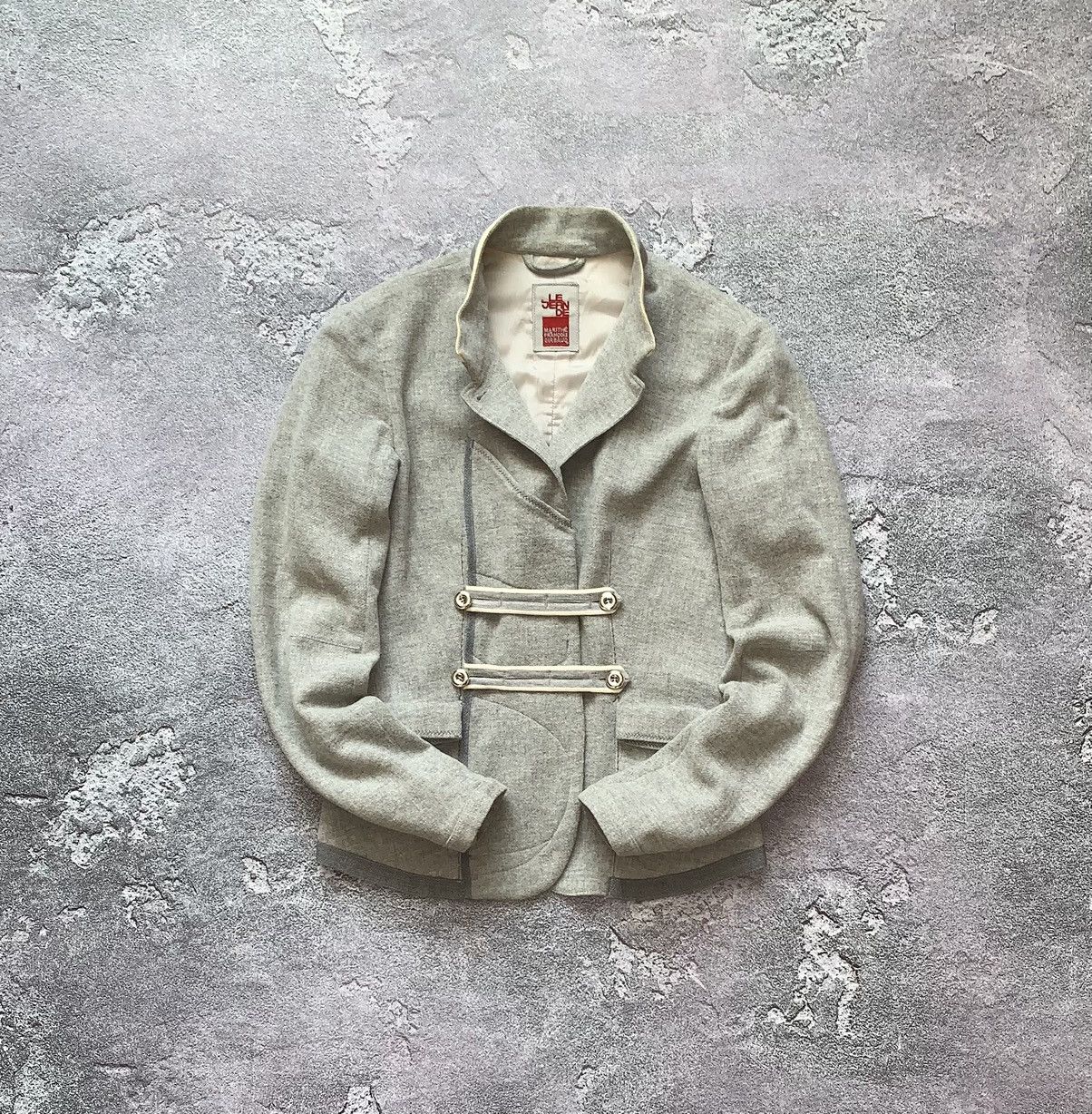 Japanese Brand × Marithe + Francois Girbaud Marithe Francois Girbaud M wool button up blazer jacket vntg Size M / US 6-8 / IT 42-44 - 1 Thumbnail