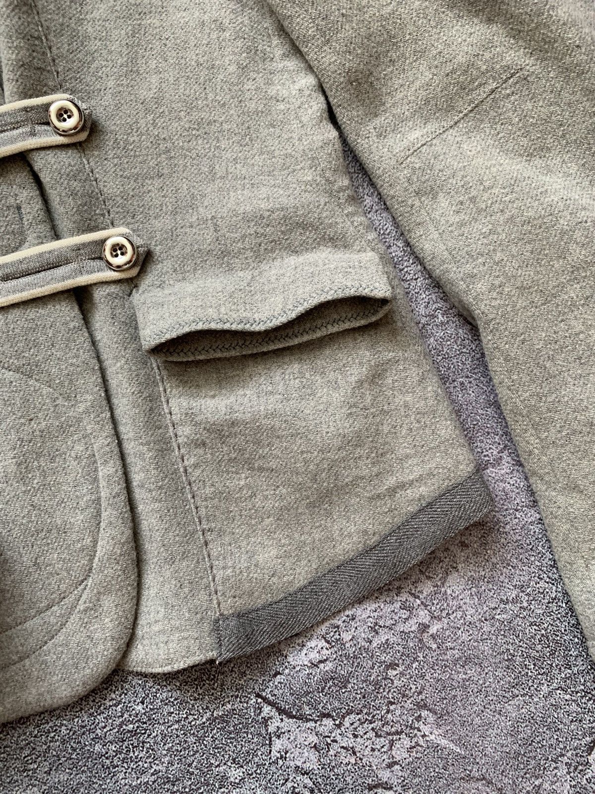 Japanese Brand × Marithe + Francois Girbaud Marithe Francois Girbaud M wool button up blazer jacket vntg Size M / US 6-8 / IT 42-44 - 12 Thumbnail