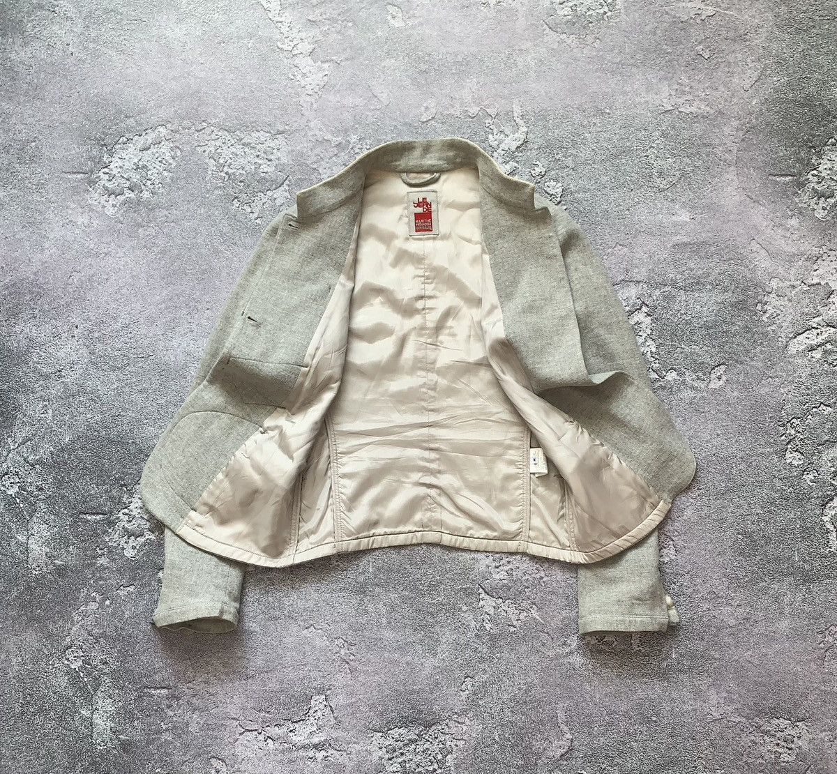 Japanese Brand × Marithe + Francois Girbaud Marithe Francois Girbaud M wool button up blazer jacket vntg Size M / US 6-8 / IT 42-44 - 13 Thumbnail