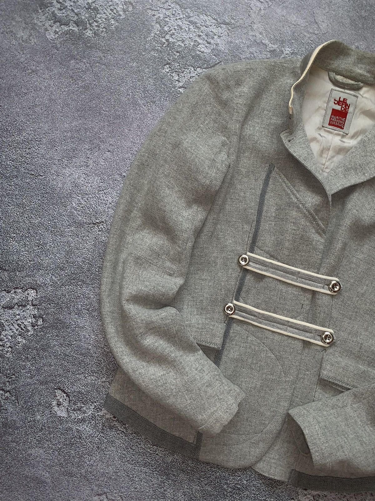 Japanese Brand × Marithe + Francois Girbaud Marithe Francois Girbaud M wool button up blazer jacket vntg Size M / US 6-8 / IT 42-44 - 2 Thumbnail