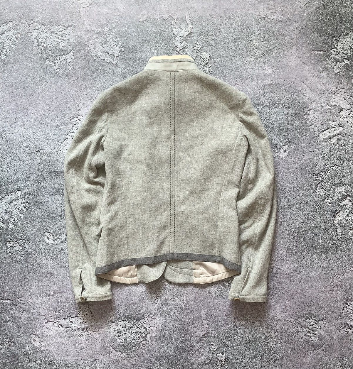 Japanese Brand × Marithe + Francois Girbaud Marithe Francois Girbaud M wool button up blazer jacket vntg Size M / US 6-8 / IT 42-44 - 23 Thumbnail