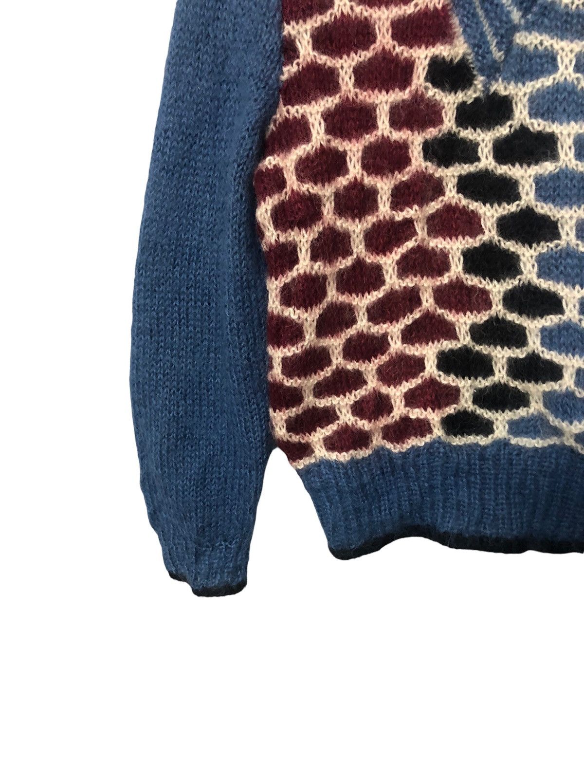 Aran Isles Knitwear Vintage Unbranded Mohair Pattern Knitwear Sweater Jumper Size US S / EU 44-46 / 1 - 3 Thumbnail